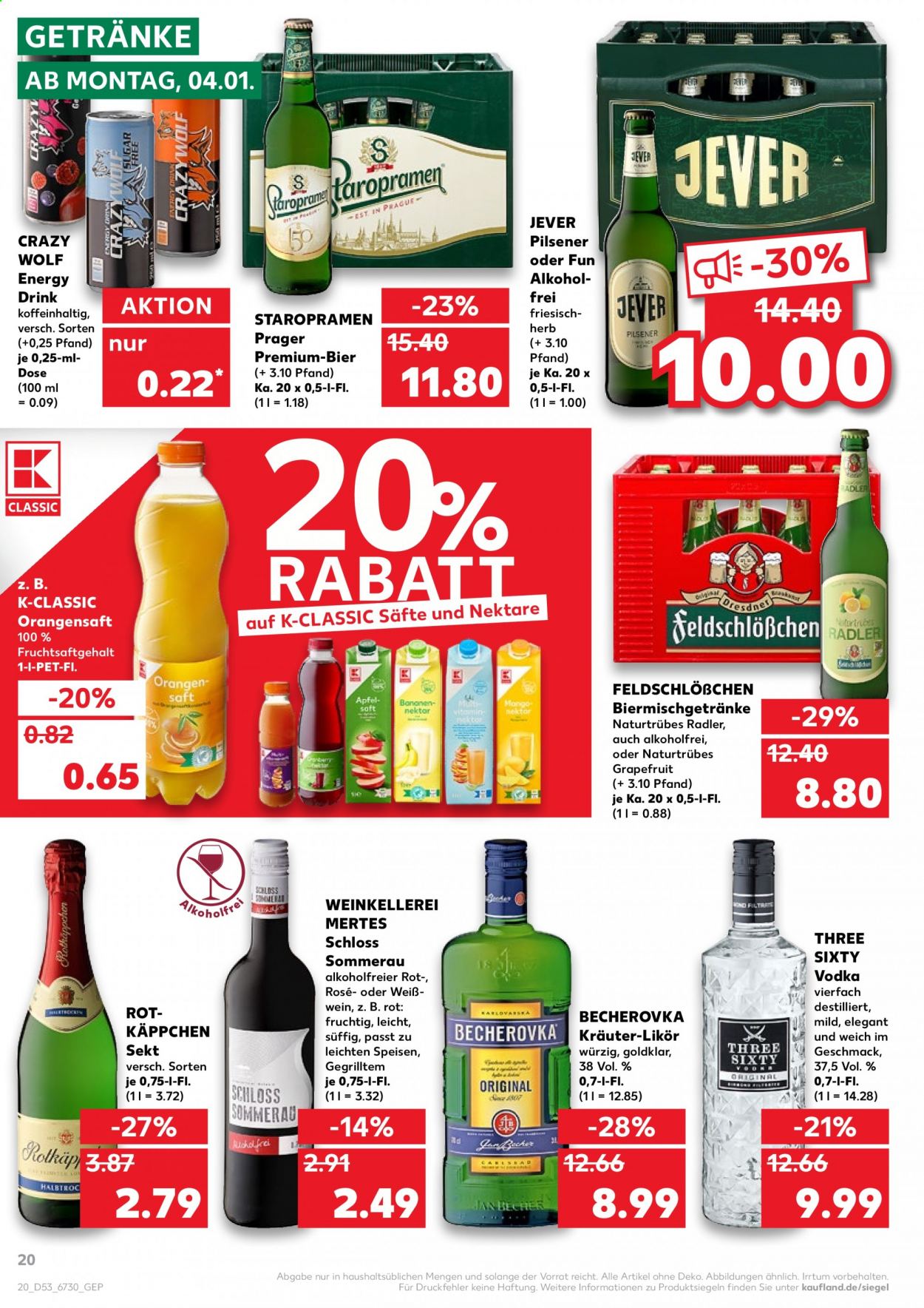 Kaufland Prospekte  - 4.01.2021 - 6.01.2021. Seite 20