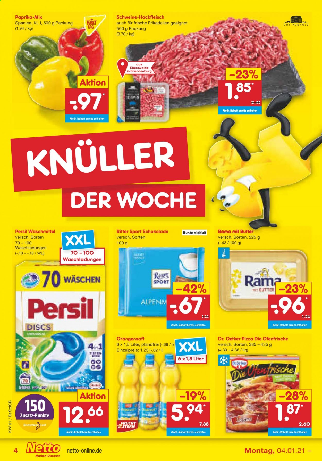 Netto Marken-Discount Prospekte  - 4.01.2021 - 9.01.2021. Seite 4
