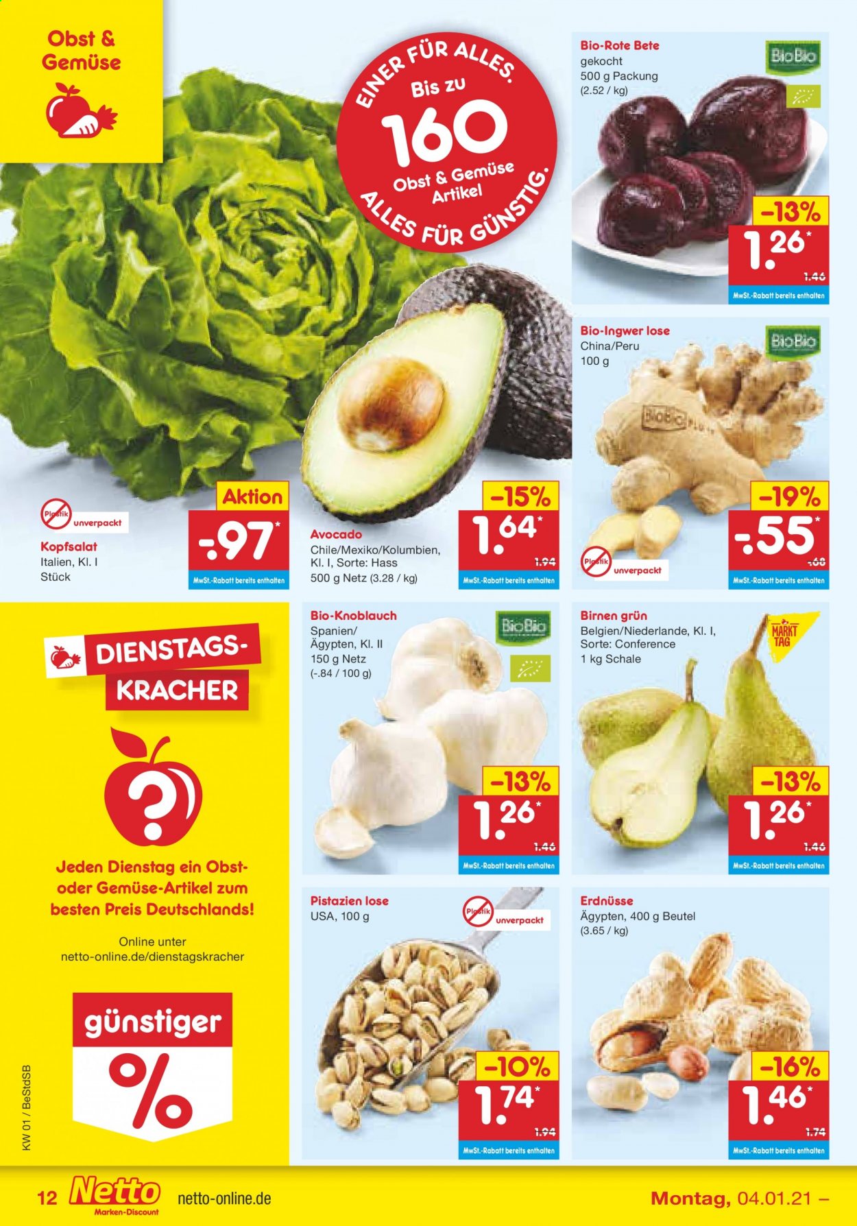 Netto Marken-Discount Prospekte  - 4.01.2021 - 9.01.2021. Seite 12