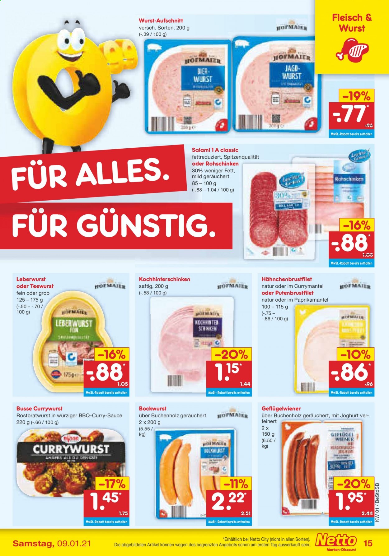 Netto Marken-Discount Prospekte  - 4.01.2021 - 9.01.2021. Seite 15