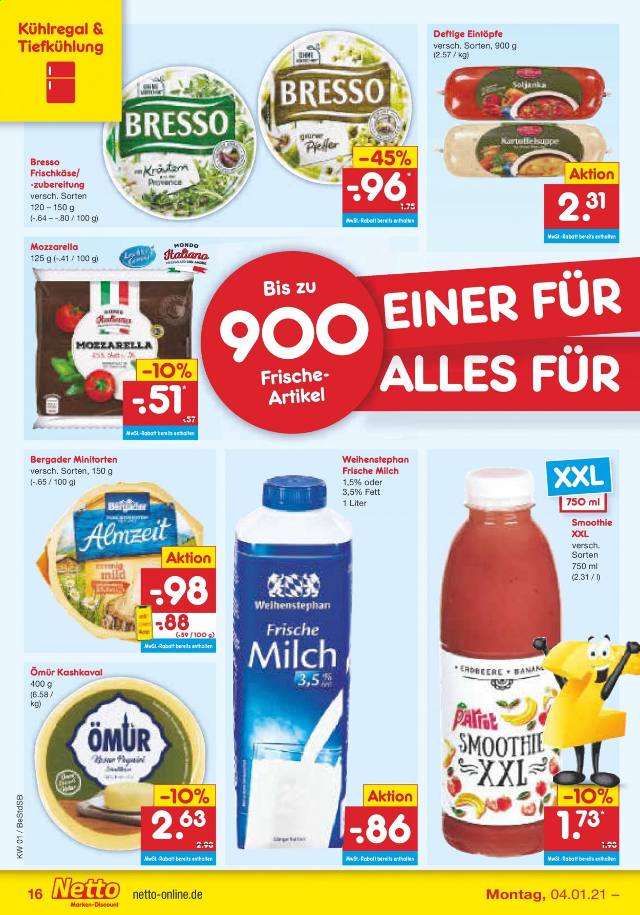Netto Marken-Discount Prospekte  - 4.01.2021 - 9.01.2021. Seite 16