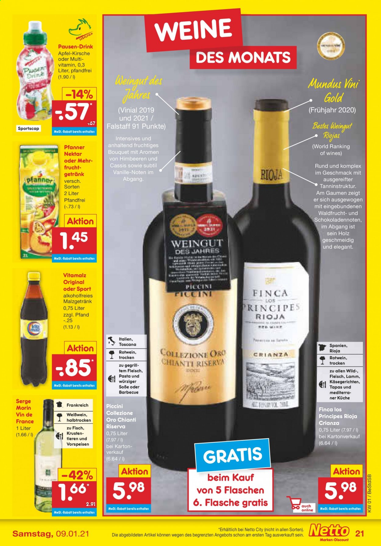 Netto Marken-Discount Prospekte  - 4.01.2021 - 9.01.2021. Seite 21