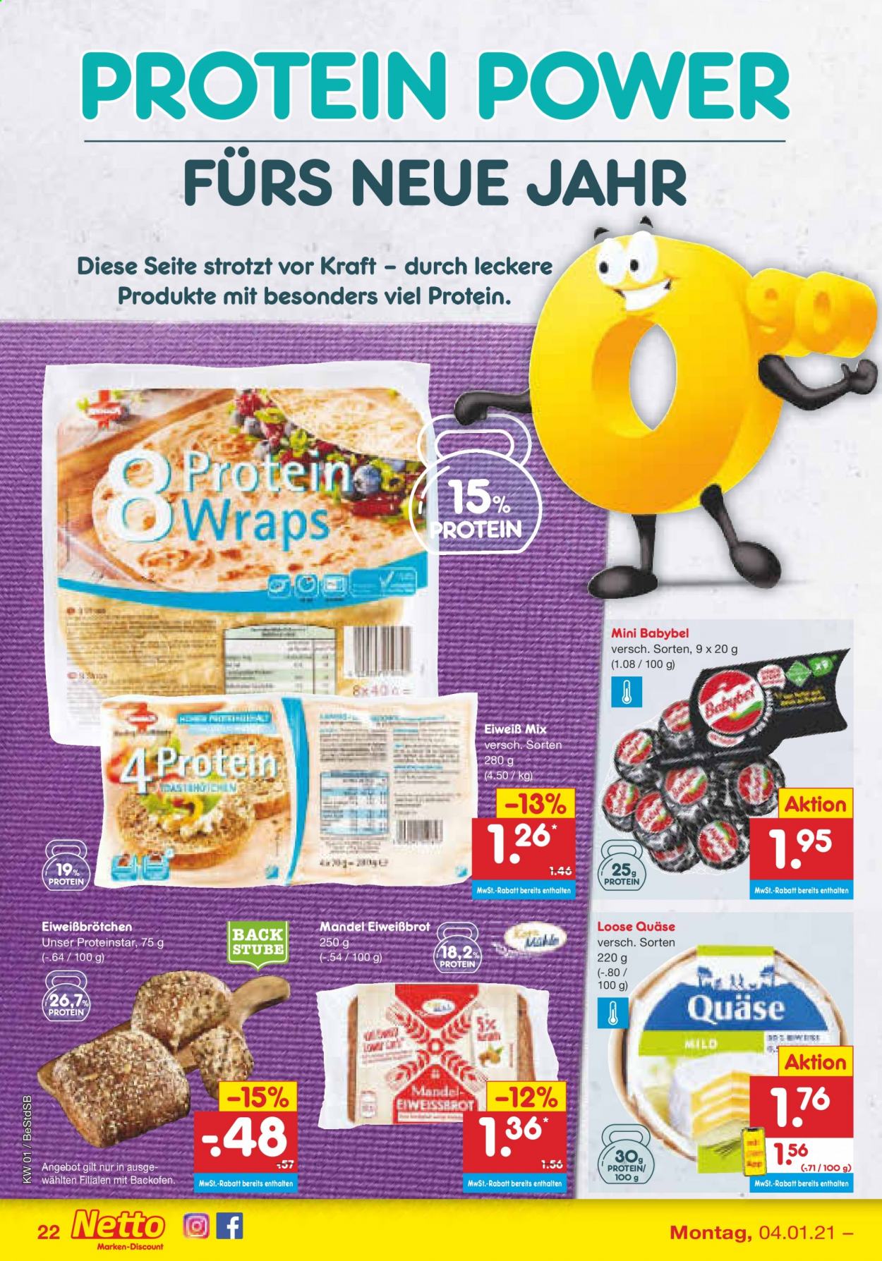 Netto Marken-Discount Prospekte  - 4.01.2021 - 9.01.2021. Seite 22