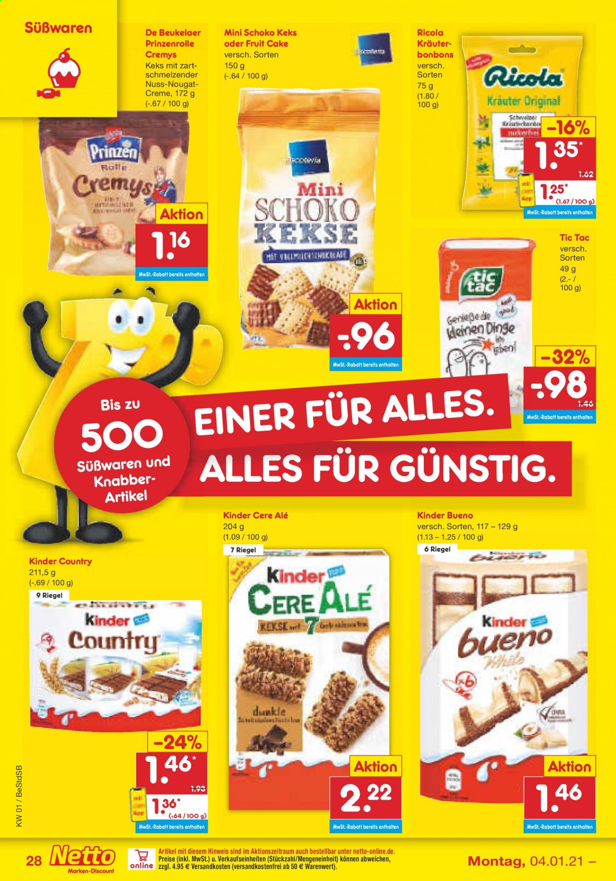 Netto Marken-Discount Prospekte  - 4.01.2021 - 9.01.2021. Seite 28