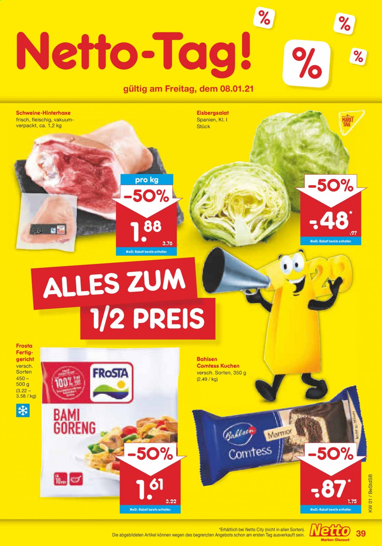 Netto Marken-Discount Prospekte  - 4.01.2021 - 9.01.2021. Seite 39