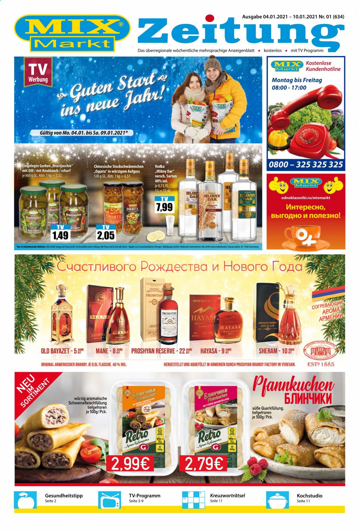 Mix Markt Prospekte  - 4.01.2021 - 10.01.2021. Seite 1