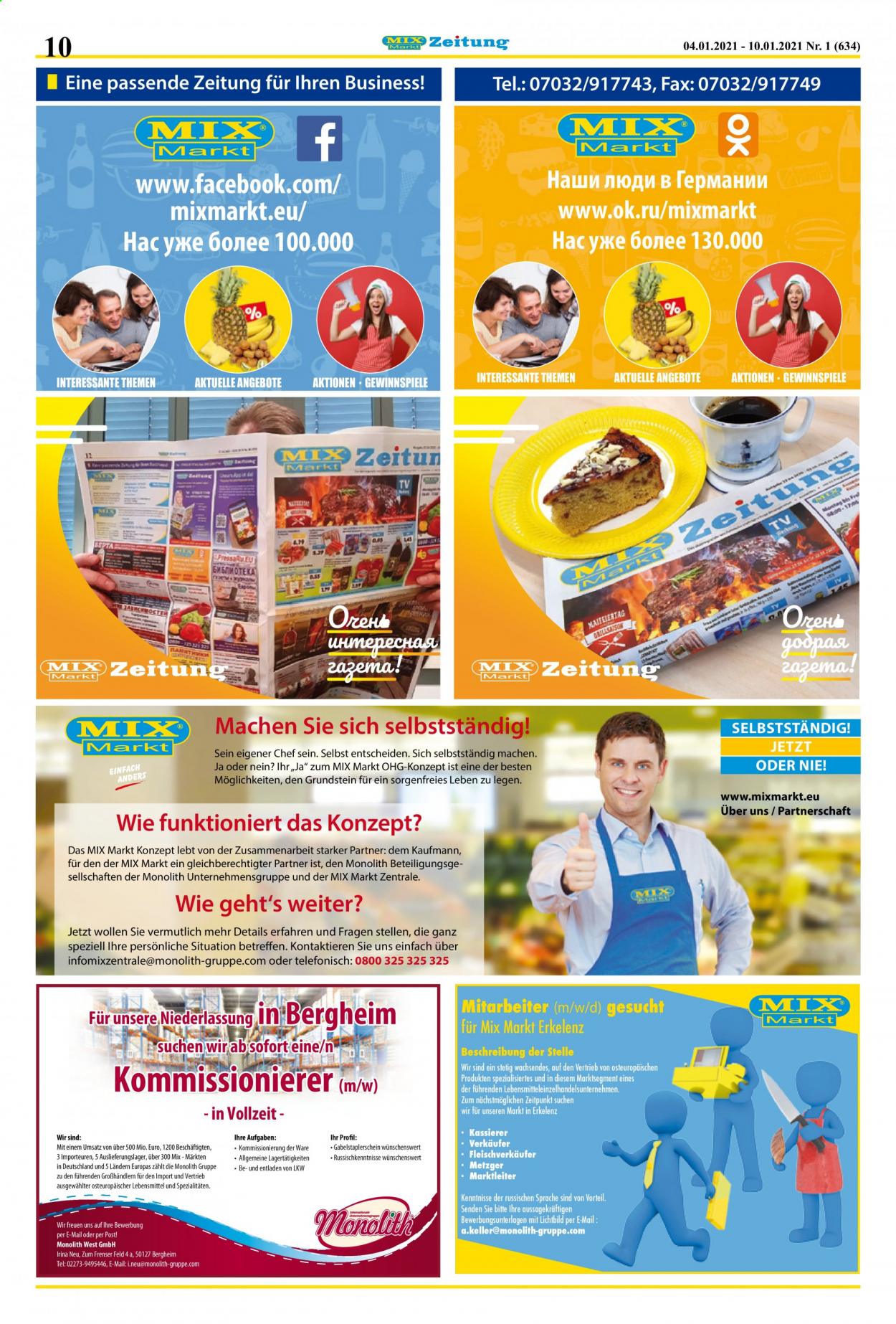 Mix Markt Prospekte  - 4.01.2021 - 10.01.2021. Seite 3