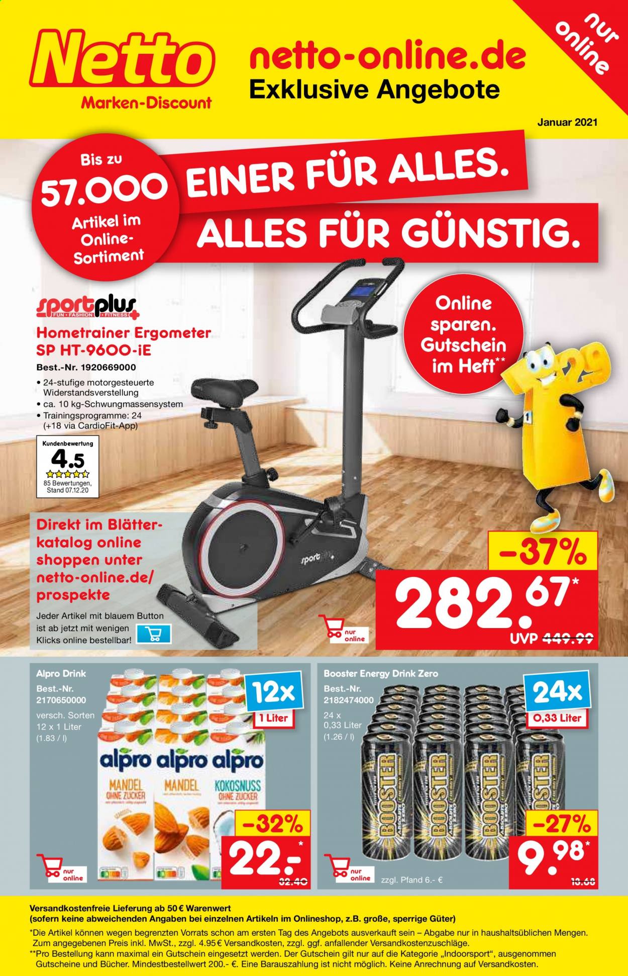 Netto Marken-Discount Prospekte  - 1.01.2021 - 31.01.2021. Seite 1