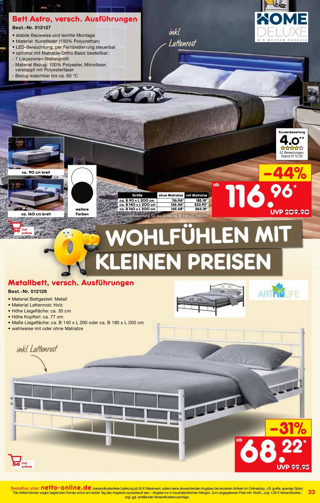 Netto Marken-Discount Prospekte  - 1.01.2021 - 31.01.2021. Seite 33