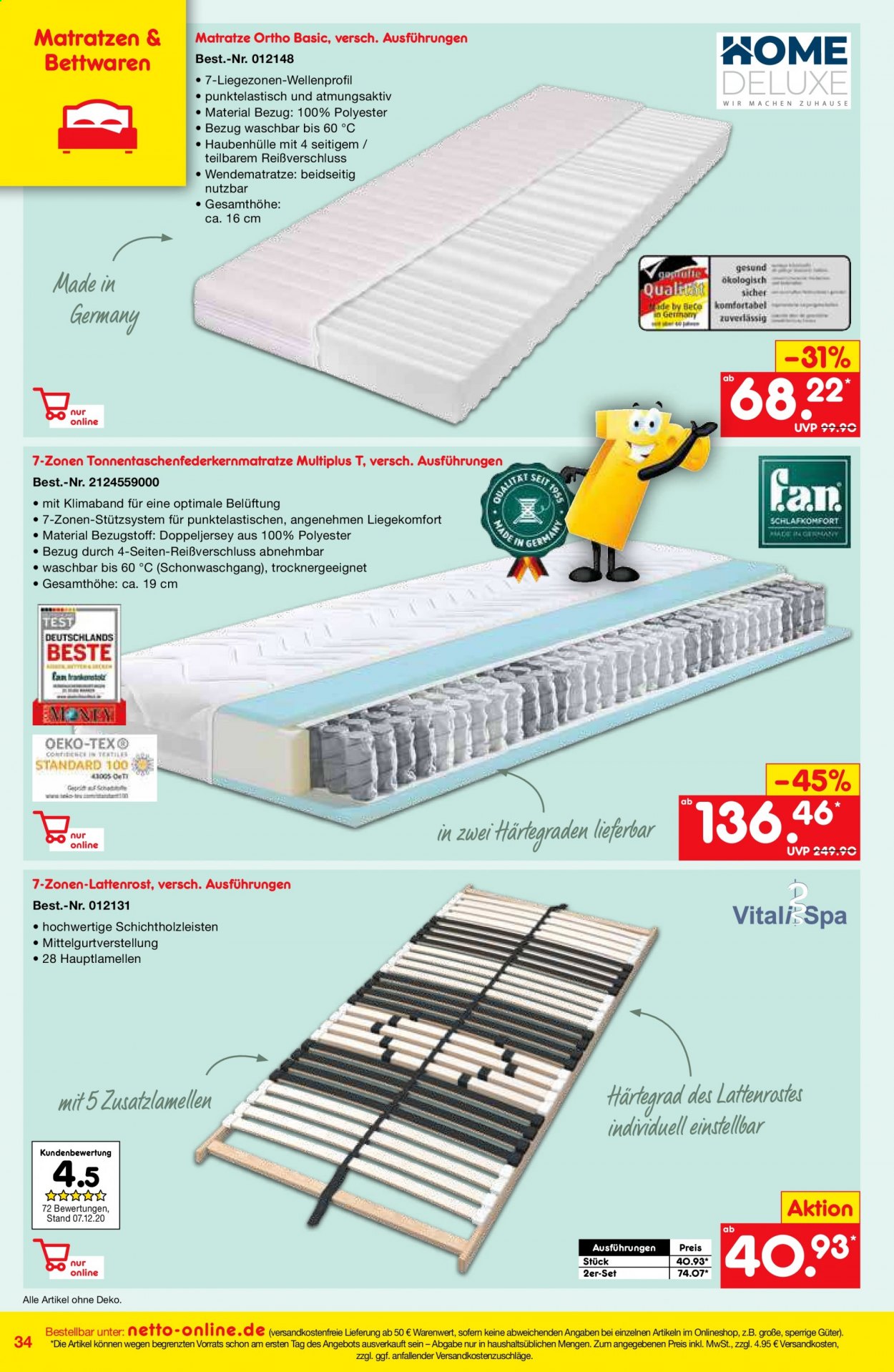 Netto Marken-Discount Prospekte  - 1.01.2021 - 31.01.2021. Seite 34