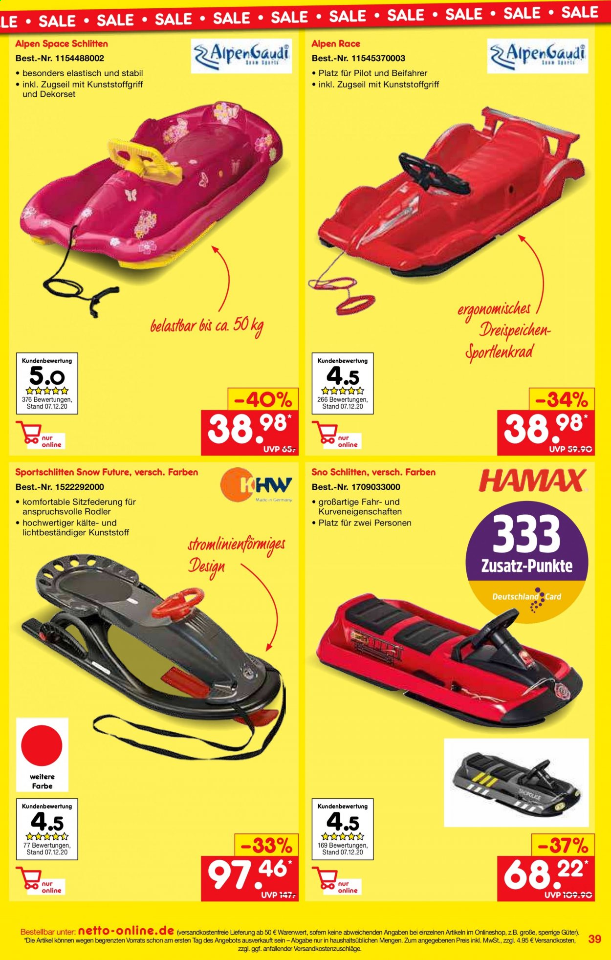 Netto Marken-Discount Prospekte  - 1.01.2021 - 31.01.2021. Seite 39