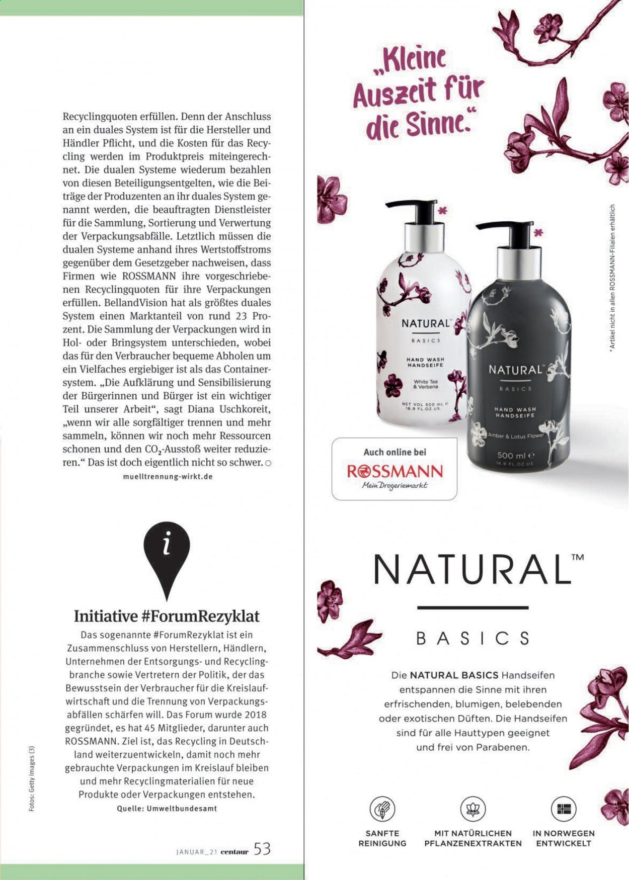 Rossmann Prospekte  - 1.01.2021 - 31.01.2021. Seite 53