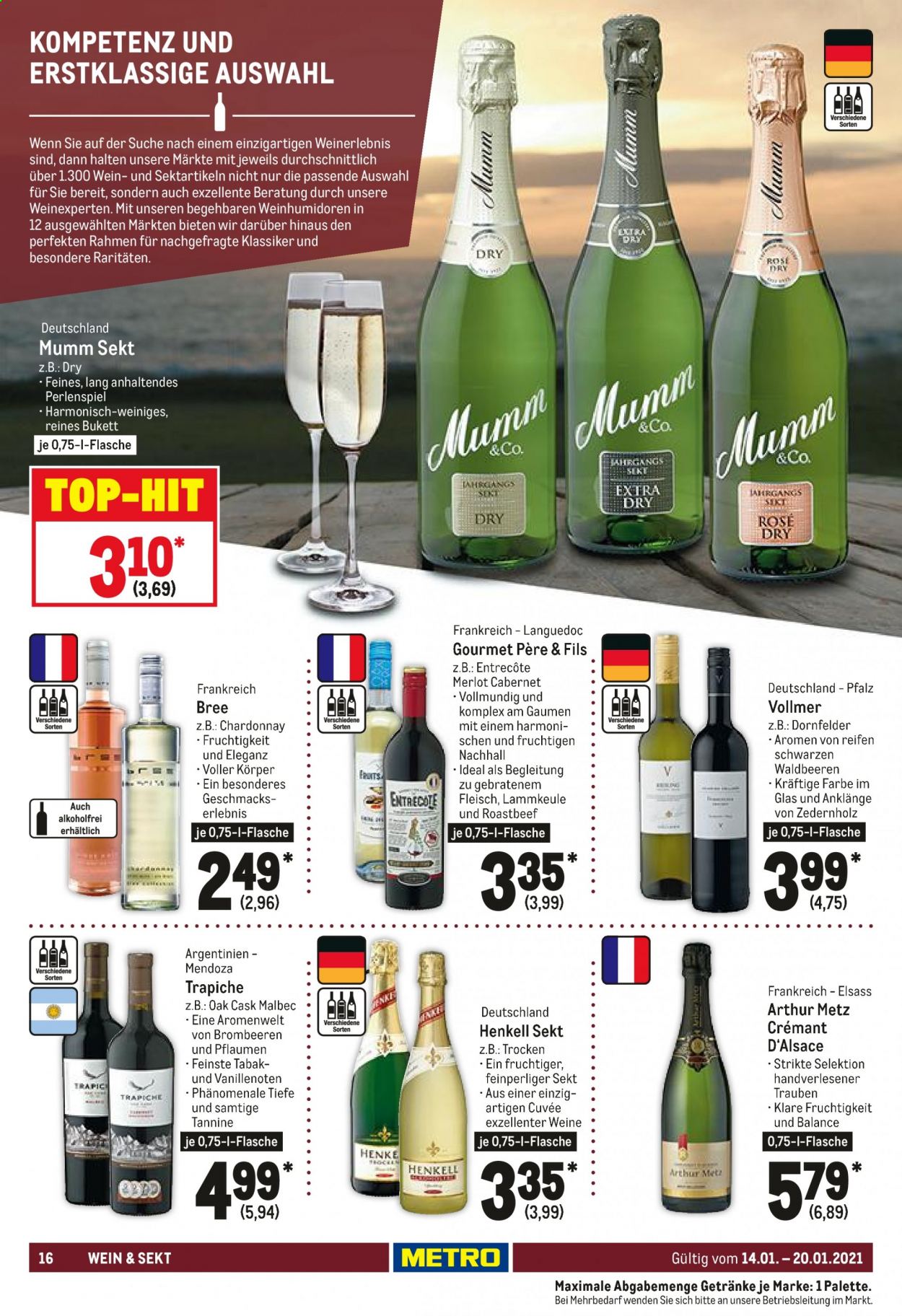 Metro Prospekte  - 14.01.2021 - 20.01.2021. Seite 16