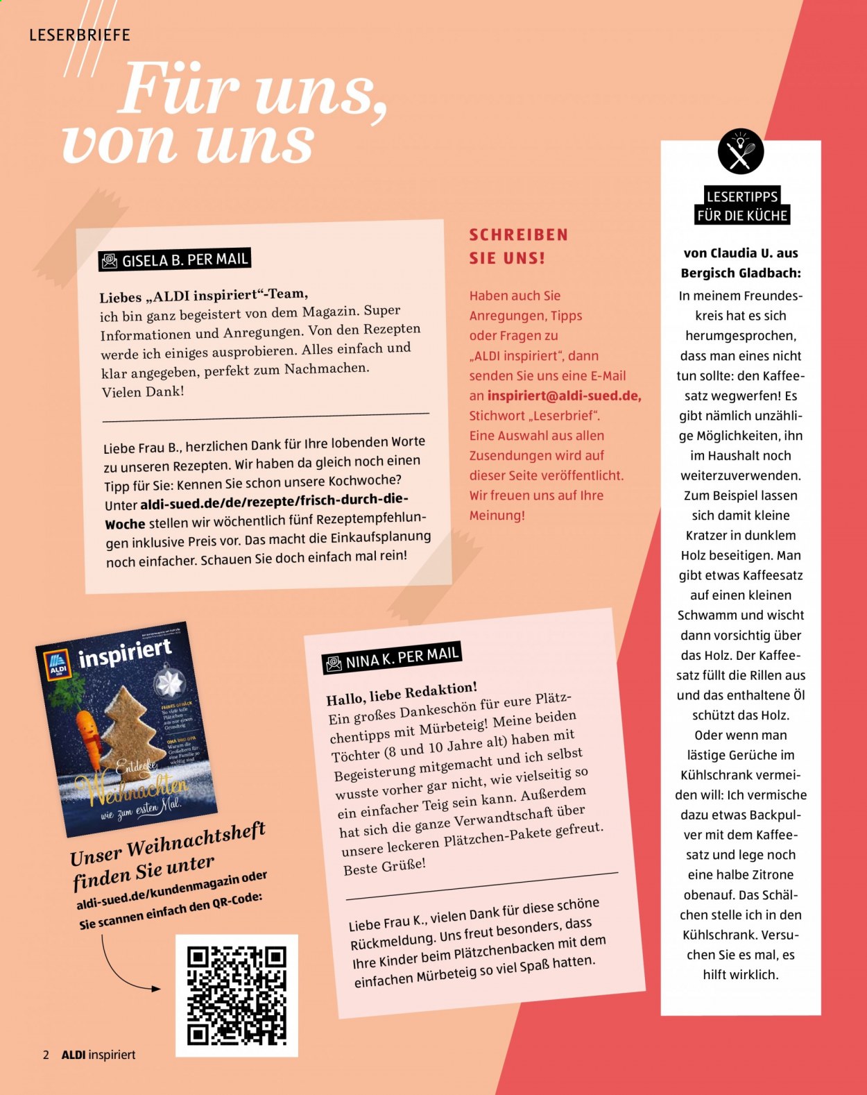 ALDI SÜD Prospekte  - 1.01.2021 - 28.02.2021. Seite 2