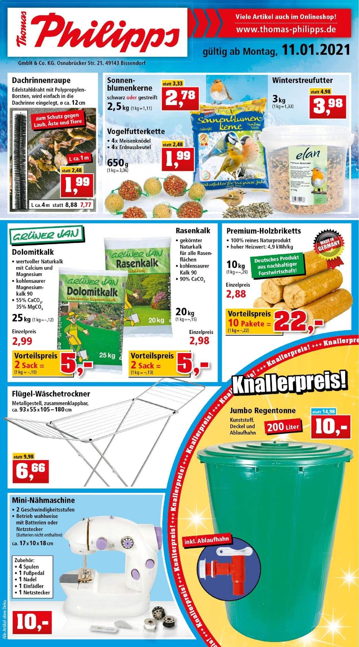 Thomas Philipps Prospekte  - 11.01.2021 - 16.01.2021. Seite 1