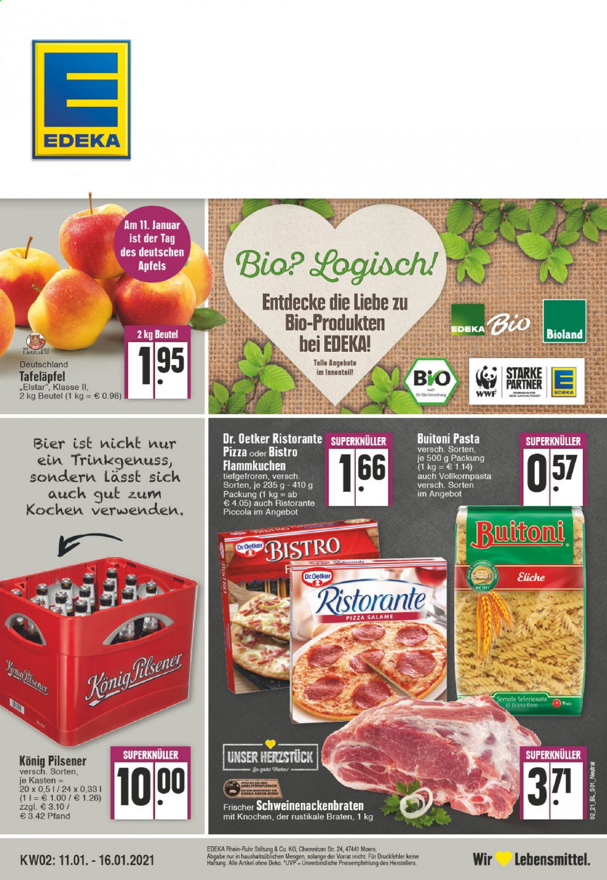 Edeka Prospekte  - 11.01.2021 - 16.01.2021. Seite 1