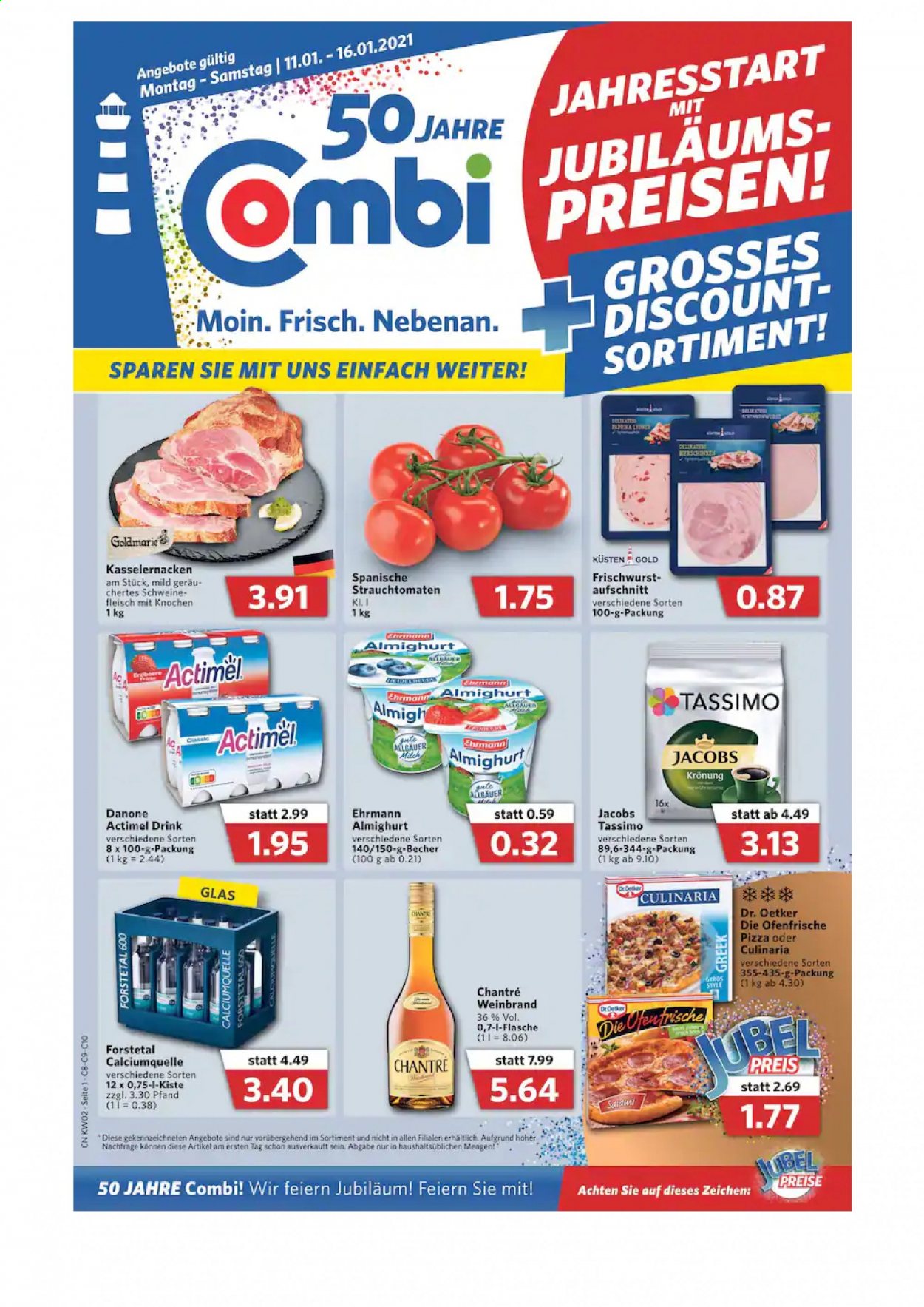 Combi Prospekte  - 11.01.2021 - 16.01.2021. Seite 1