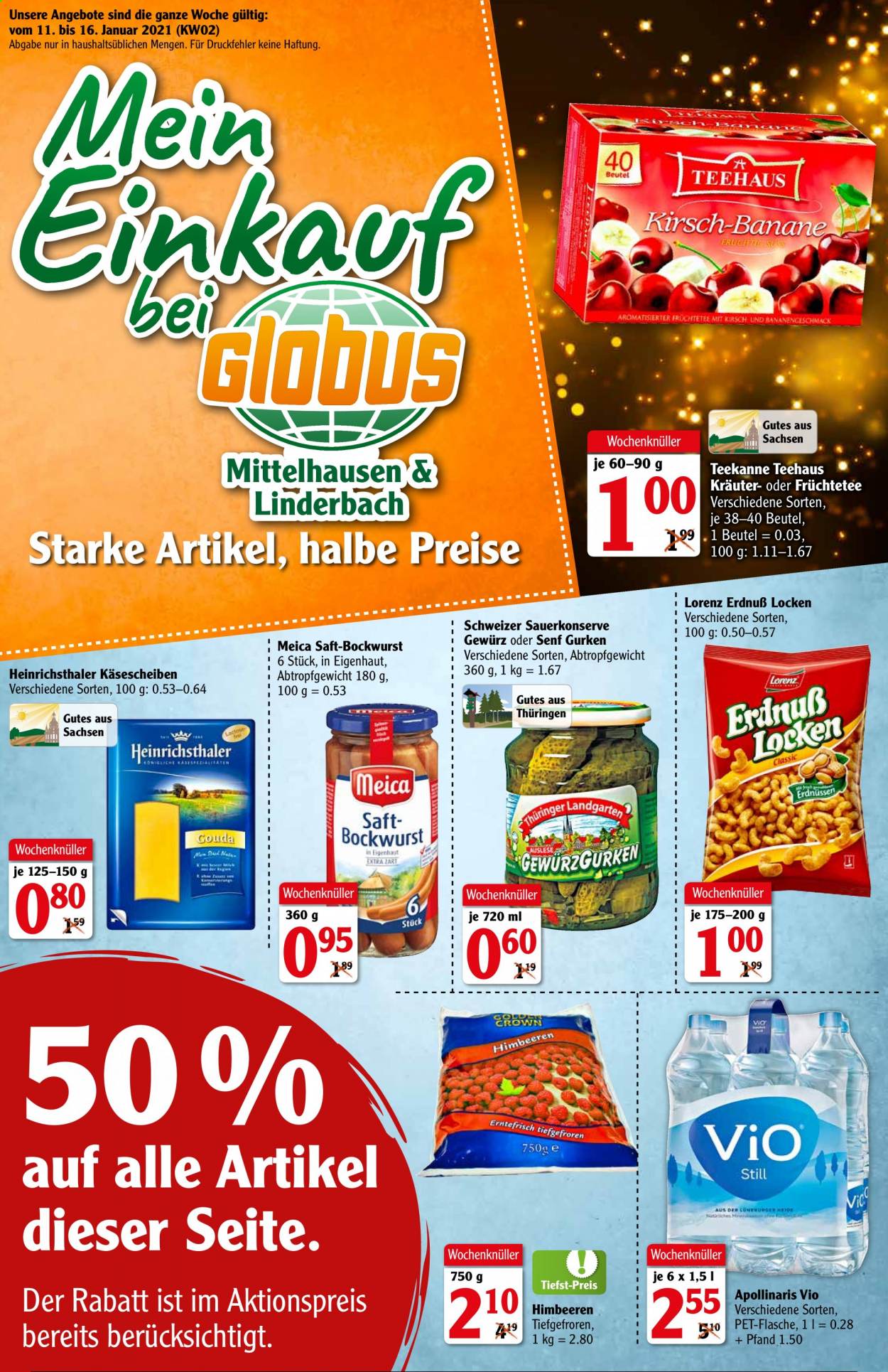 Globus Prospekte  - 11.01.2021 - 16.01.2021. Seite 1