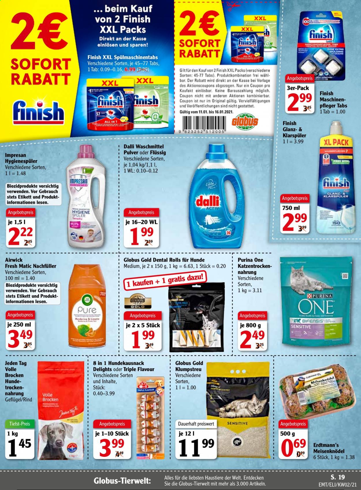 Globus Prospekte  - 11.01.2021 - 16.01.2021. Seite 22
