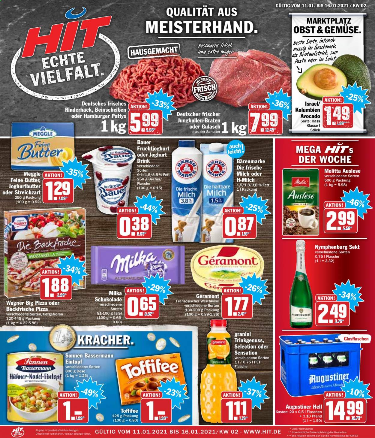Hit Prospekte  - 11.01.2021 - 16.01.2021. Seite 1