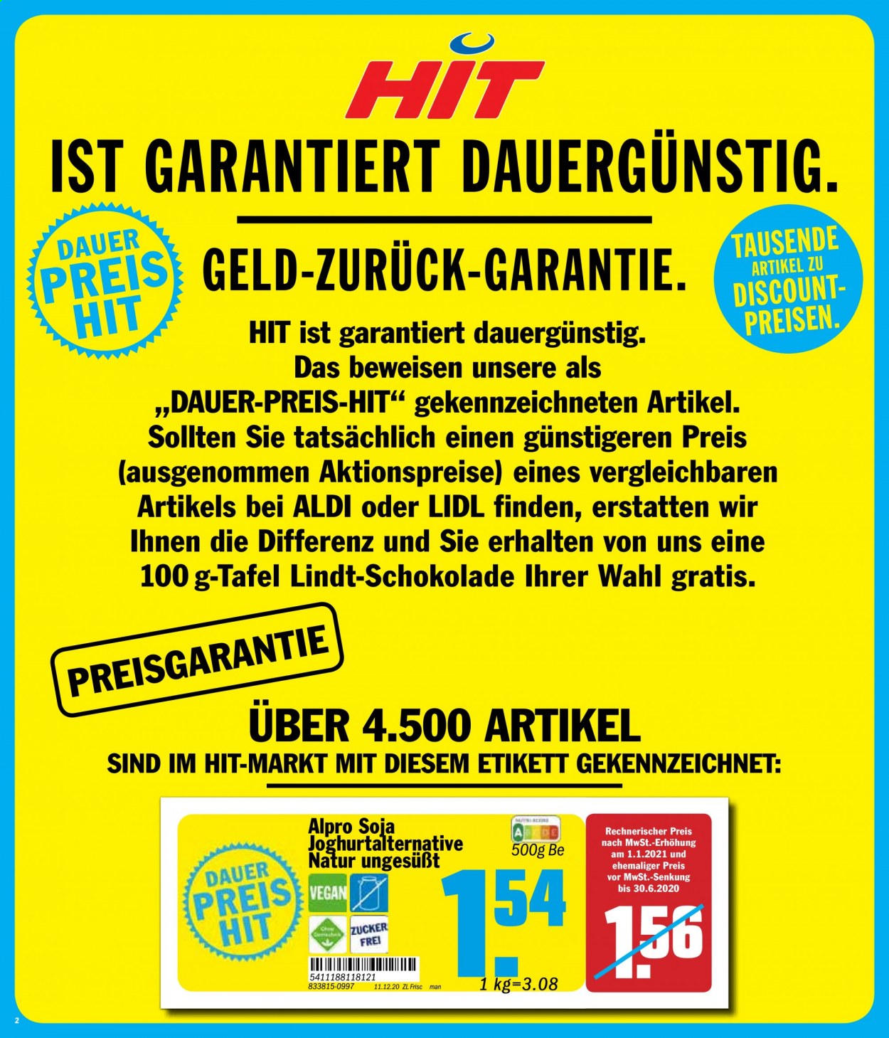 Hit Prospekte  - 11.01.2021 - 16.01.2021. Seite 2