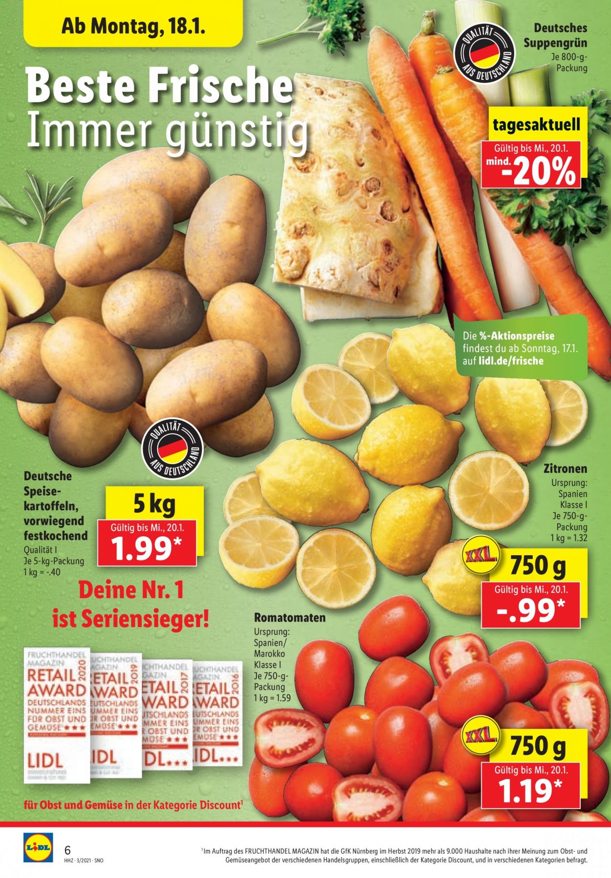 Lidl Prospekte  - 18.01.2021 - 23.01.2021. Seite 6