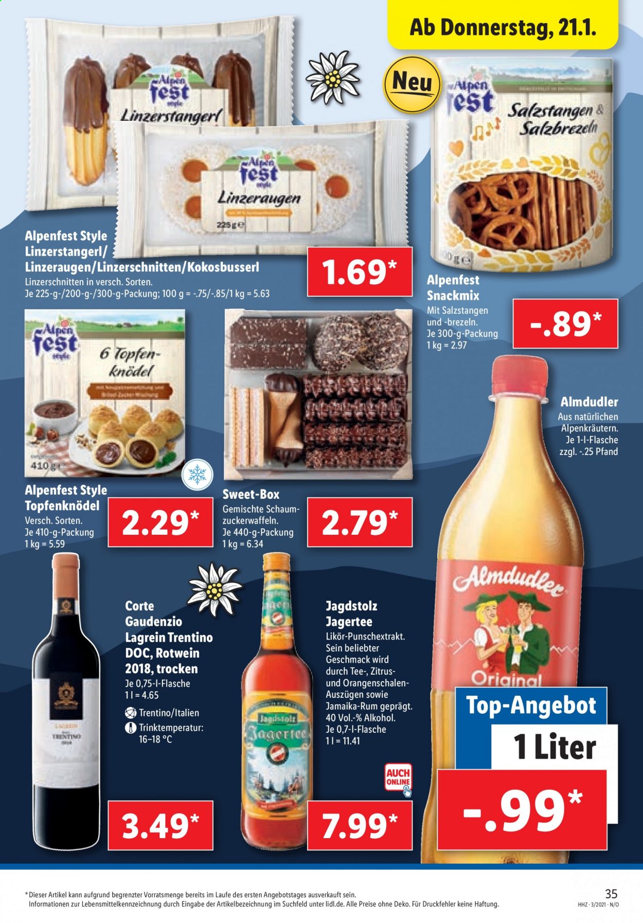 Lidl Prospekte  - 18.01.2021 - 23.01.2021. Seite 35