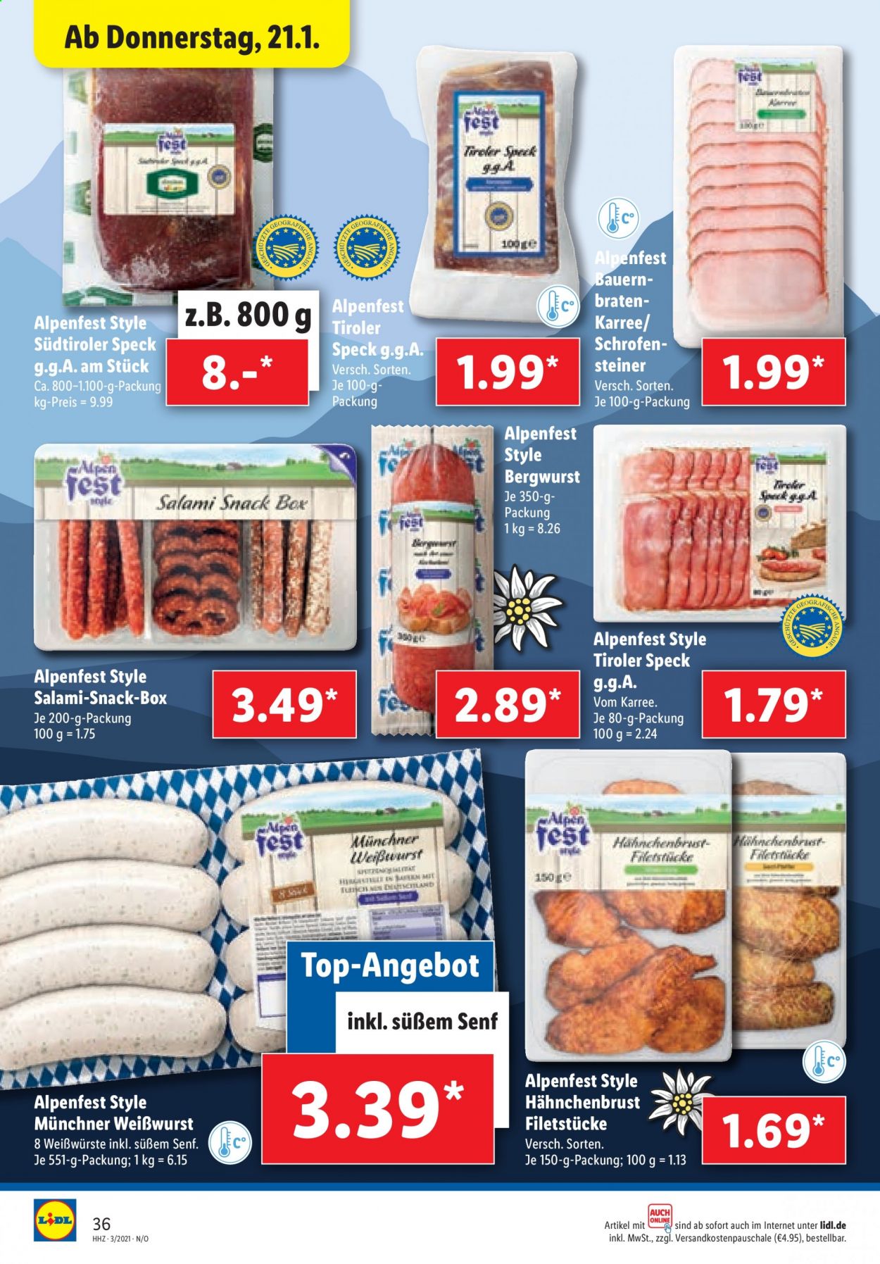Lidl Prospekte  - 18.01.2021 - 23.01.2021. Seite 36
