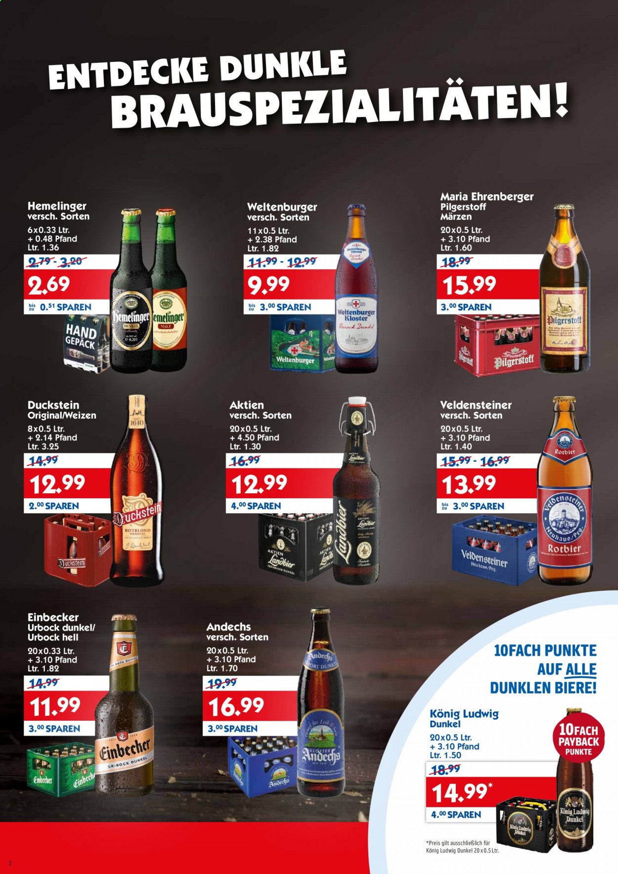Hol'ab! Getränkemarkt Prospekte  - 11.01.2021 - 16.01.2021. Seite 2