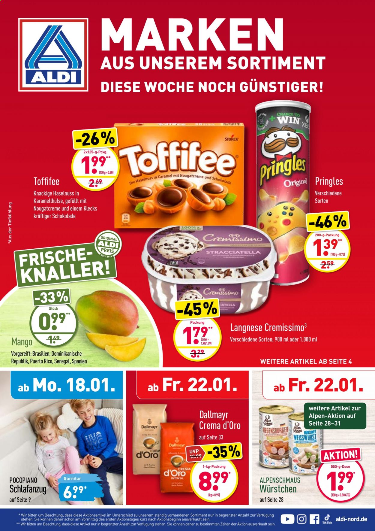 ALDI Nord Prospekte  - 18.01.2021 - 23.01.2021. Seite 1