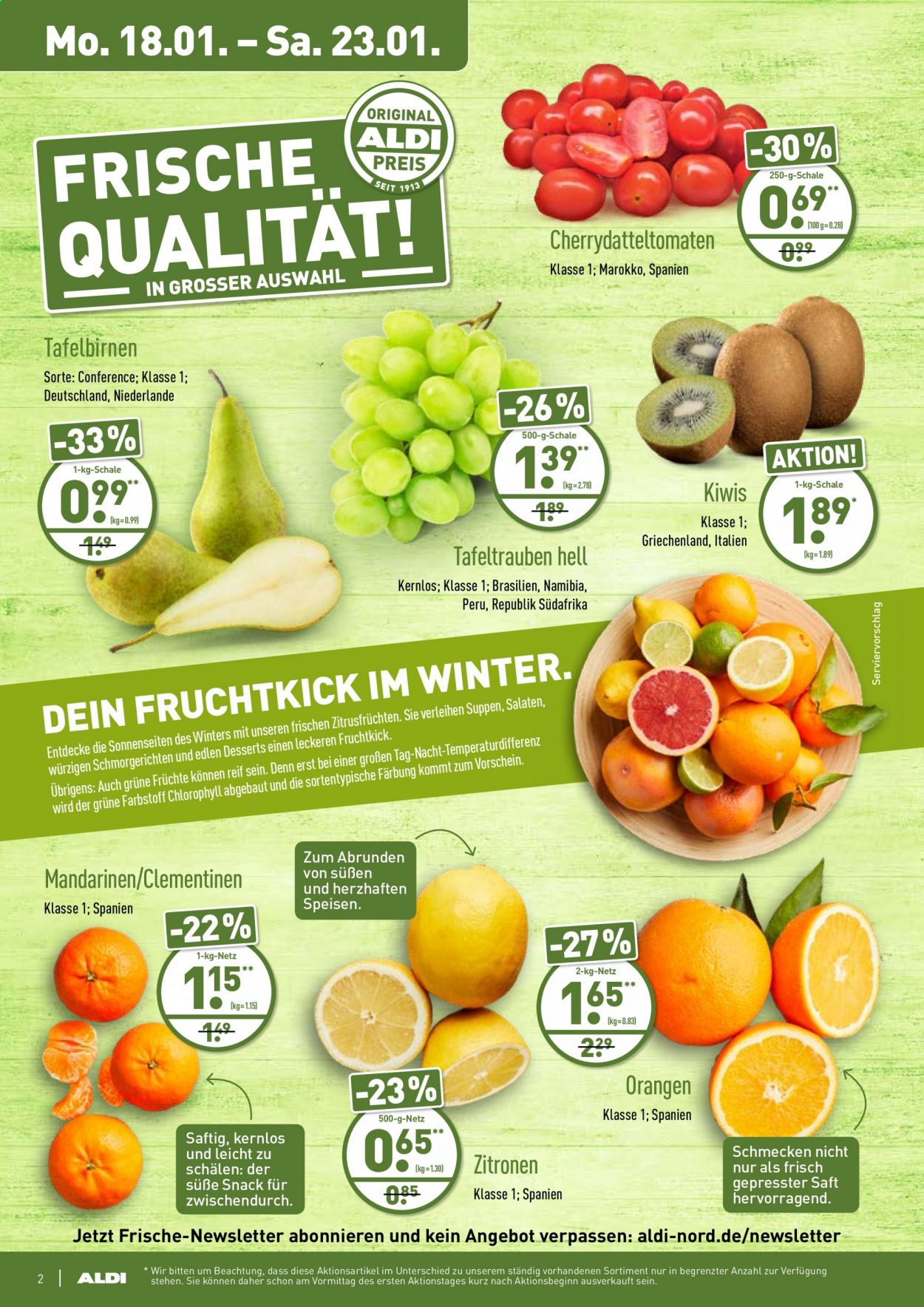 ALDI Nord Prospekte  - 18.01.2021 - 23.01.2021. Seite 2