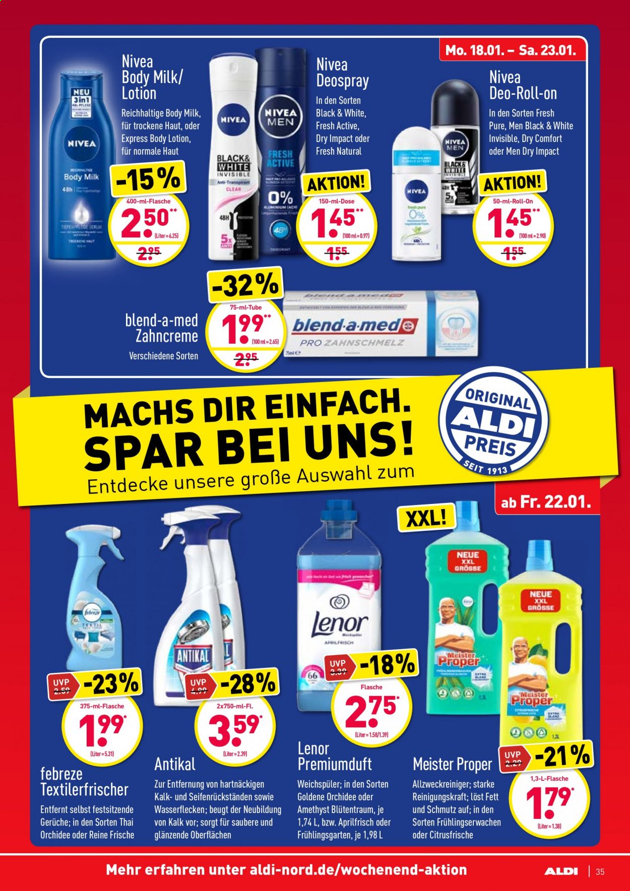 ALDI Nord Prospekte  - 18.01.2021 - 23.01.2021. Seite 35