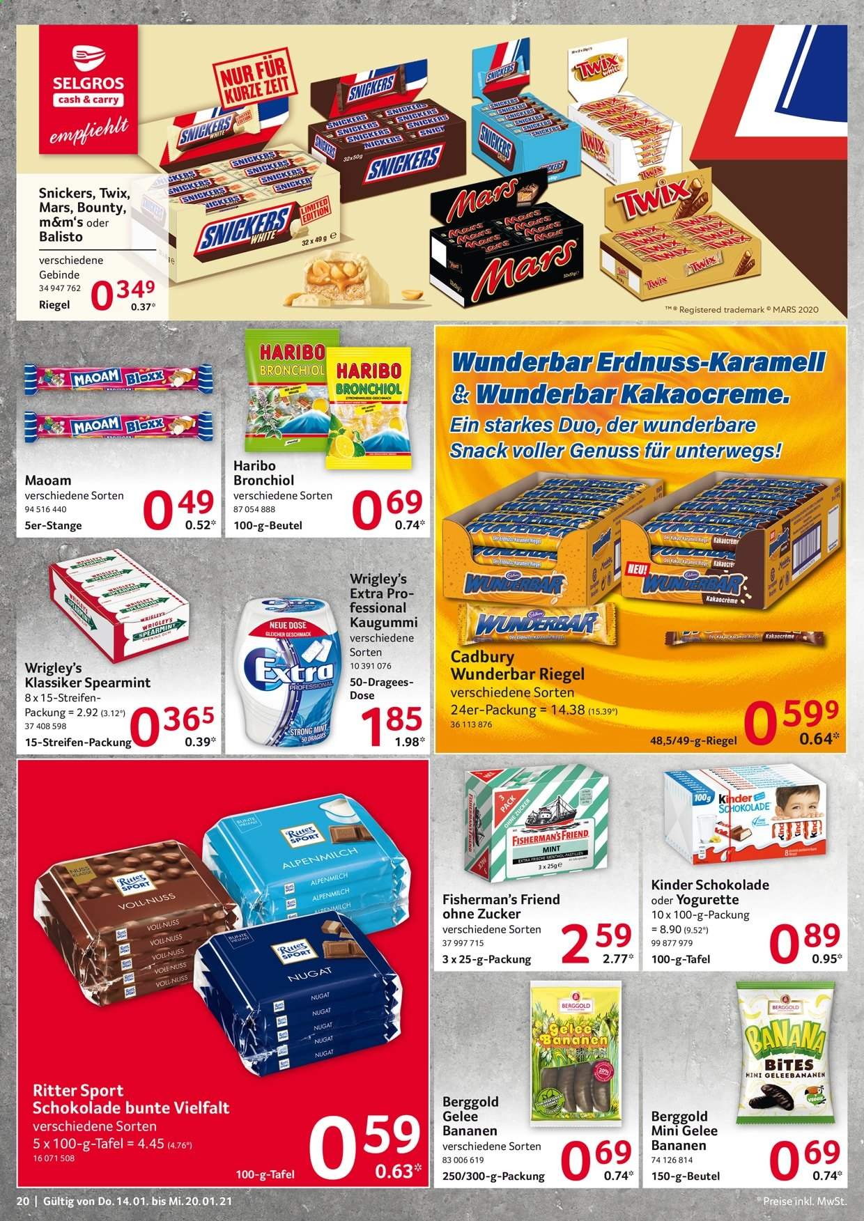 Selgros Prospekte  - 14.01.2021 - 20.01.2021. Seite 20