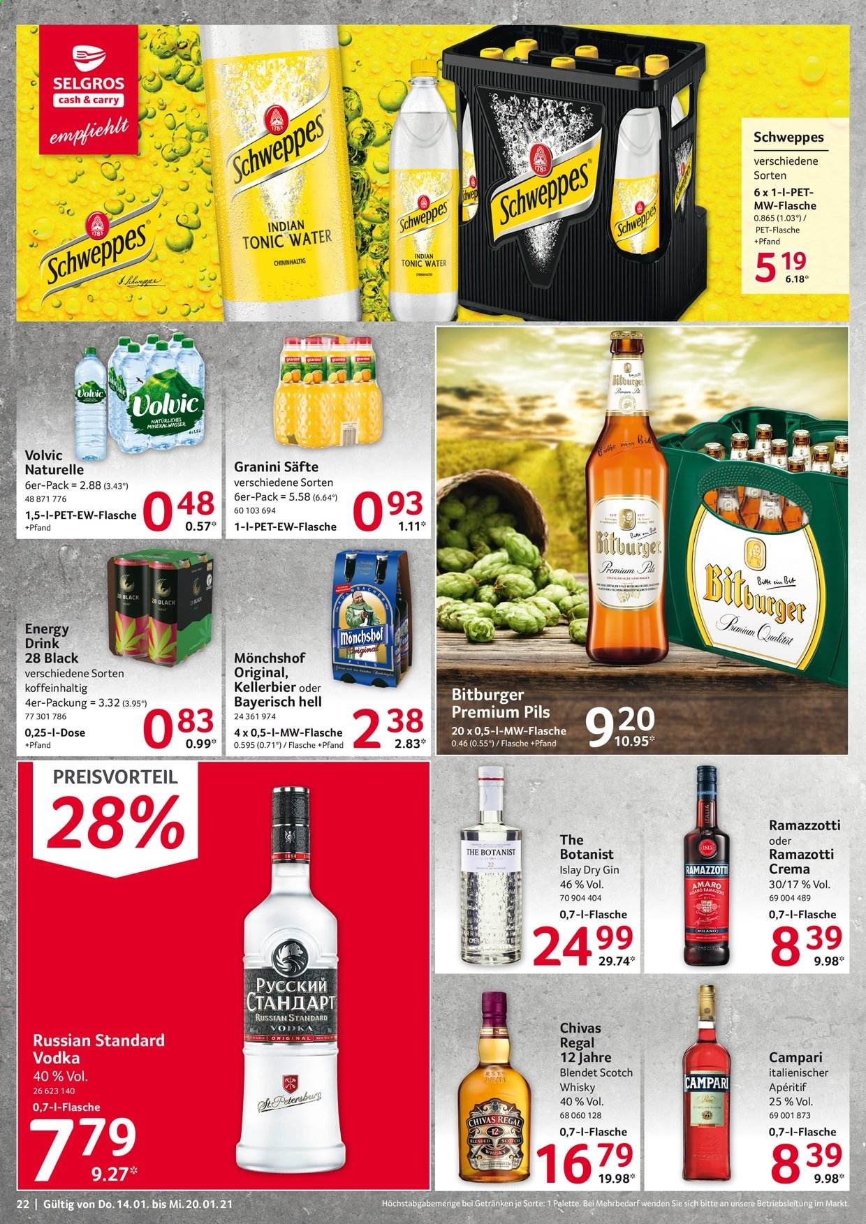 Selgros Prospekte  - 14.01.2021 - 20.01.2021. Seite 22