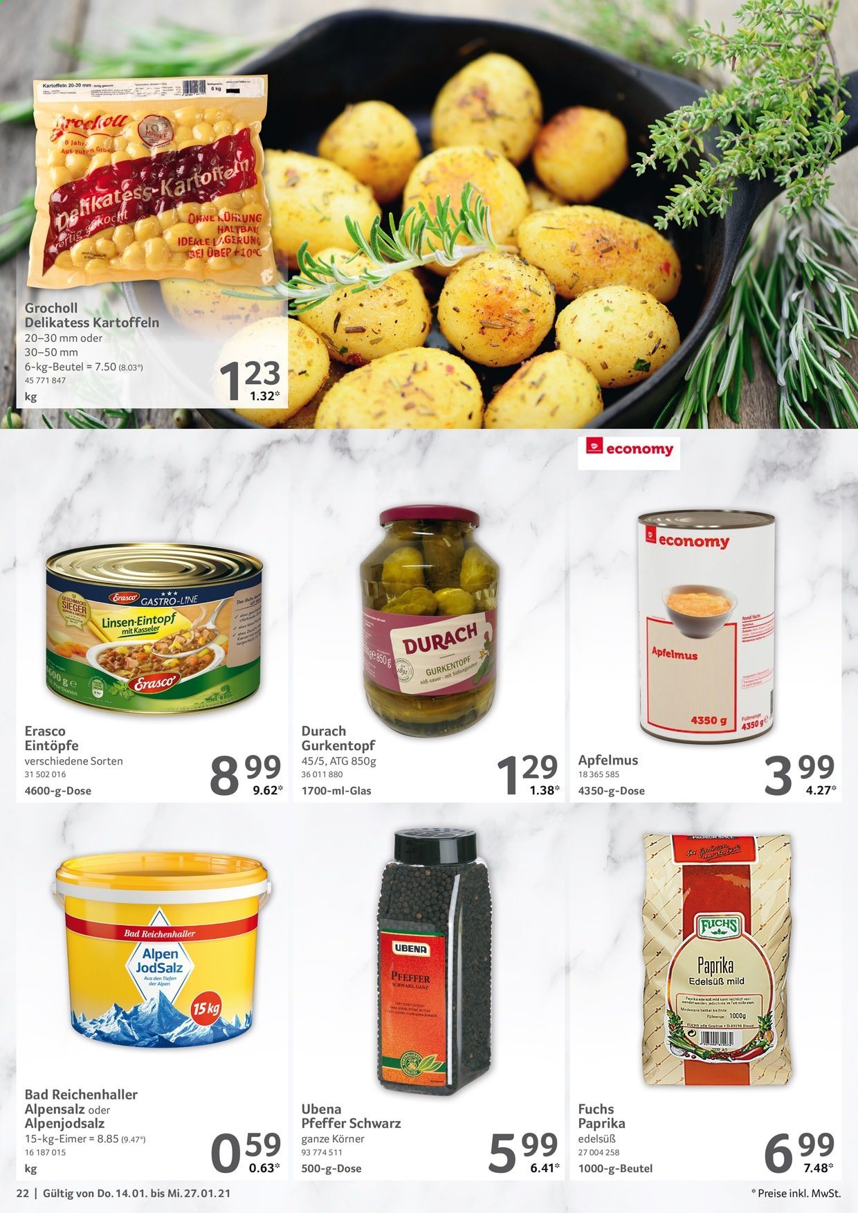 Selgros Prospekte  - 14.01.2021 - 27.01.2021. Seite 22