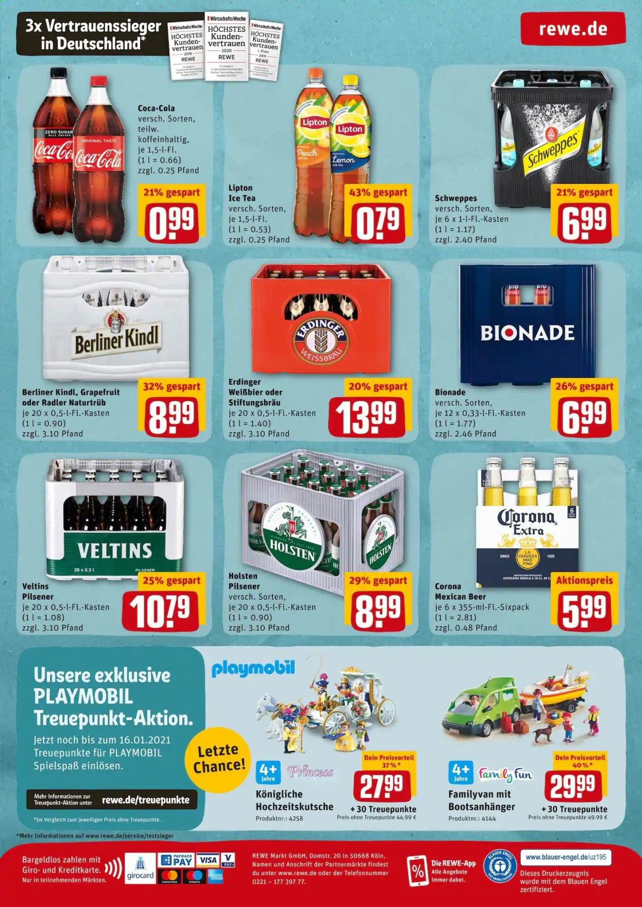 REWE Prospekte  - 11.01.2021 - 16.01.2021. Seite 20