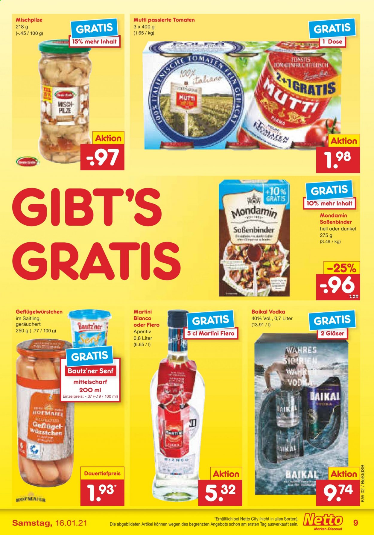 Netto Marken-Discount Prospekte  - 11.01.2021 - 16.01.2021. Seite 9