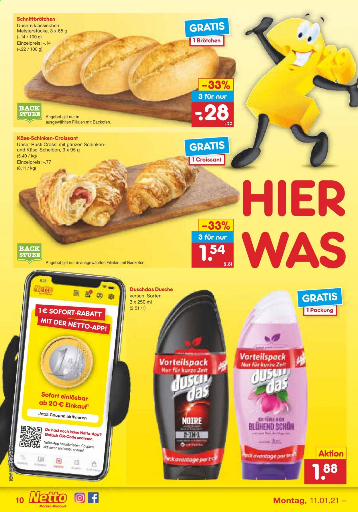 Netto Marken-Discount Prospekte  - 11.01.2021 - 16.01.2021. Seite 10