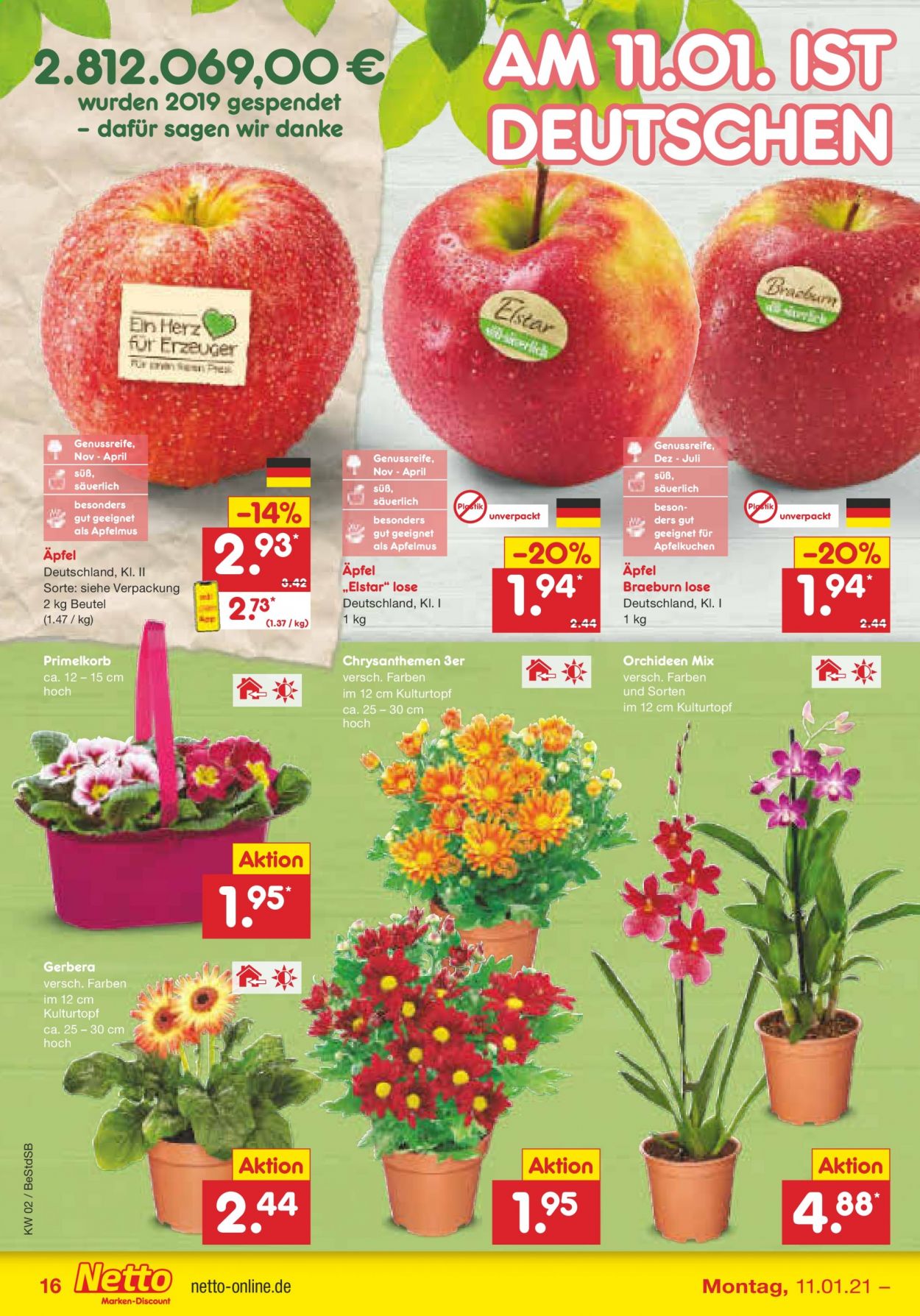 Netto Marken-Discount Prospekte  - 11.01.2021 - 16.01.2021. Seite 16