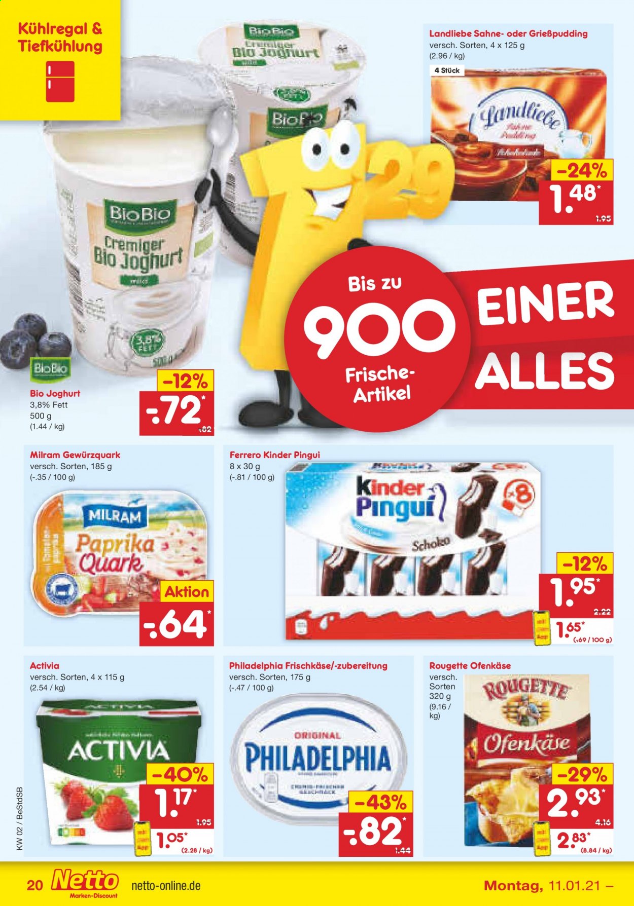 Netto Marken-Discount Prospekte  - 11.01.2021 - 16.01.2021. Seite 20
