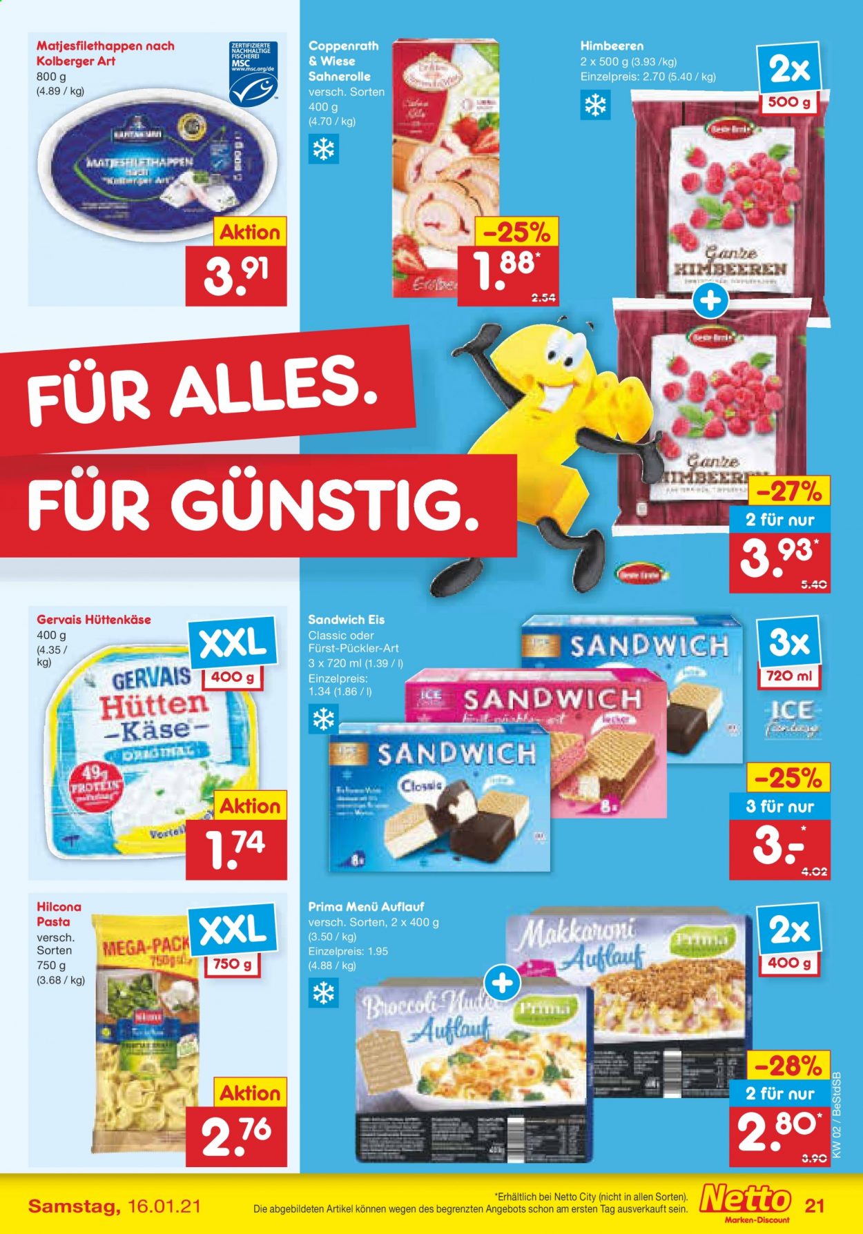 Netto Marken-Discount Prospekte  - 11.01.2021 - 16.01.2021. Seite 21