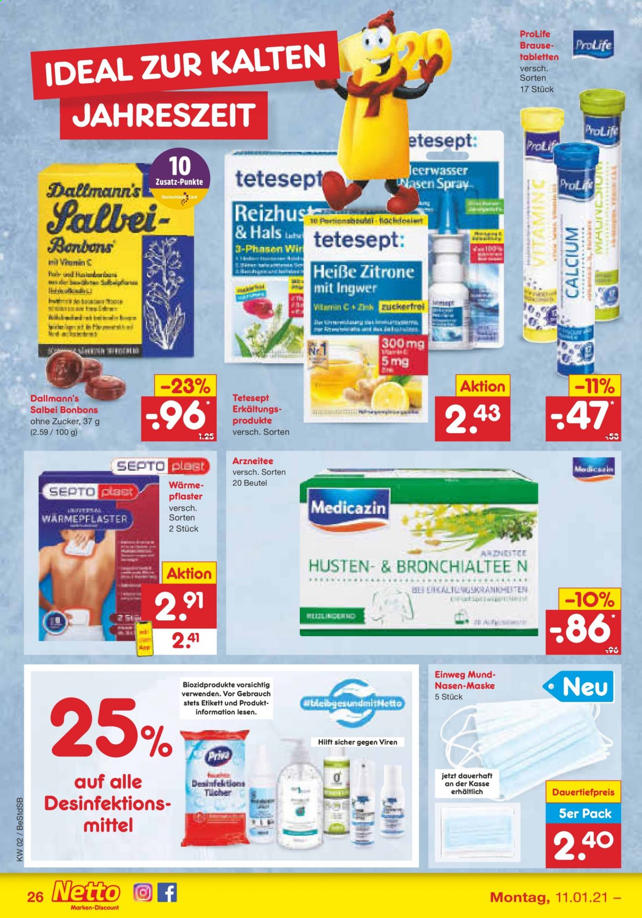 Netto Marken-Discount Prospekte  - 11.01.2021 - 16.01.2021. Seite 26