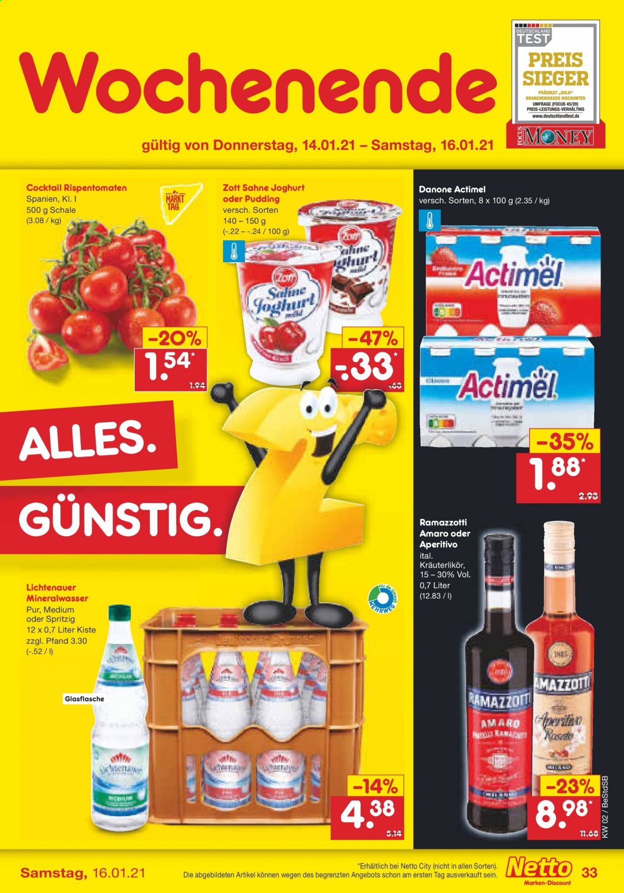 Netto Marken-Discount Prospekte  - 11.01.2021 - 16.01.2021. Seite 33