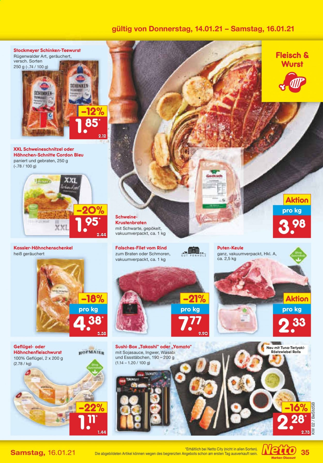 Netto Marken-Discount Prospekte  - 11.01.2021 - 16.01.2021. Seite 35