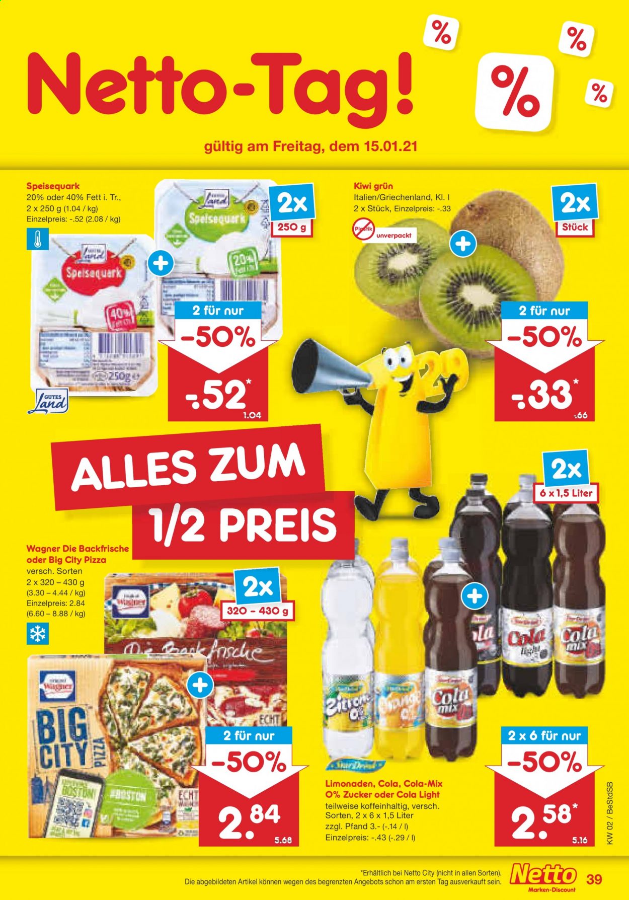 Netto Marken-Discount Prospekte  - 11.01.2021 - 16.01.2021. Seite 39