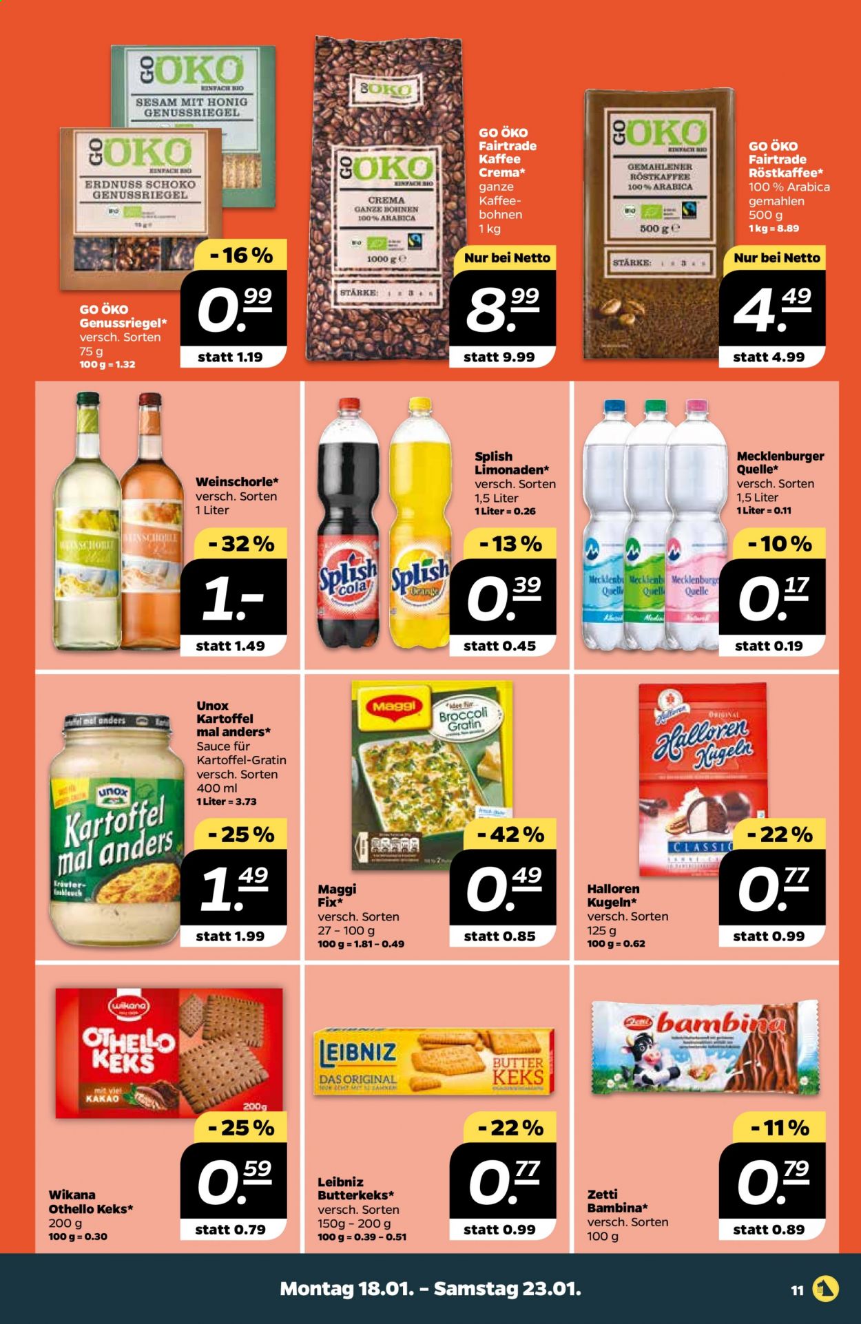 Netto Prospekte  - 18.01.2021 - 23.01.2021. Seite 11