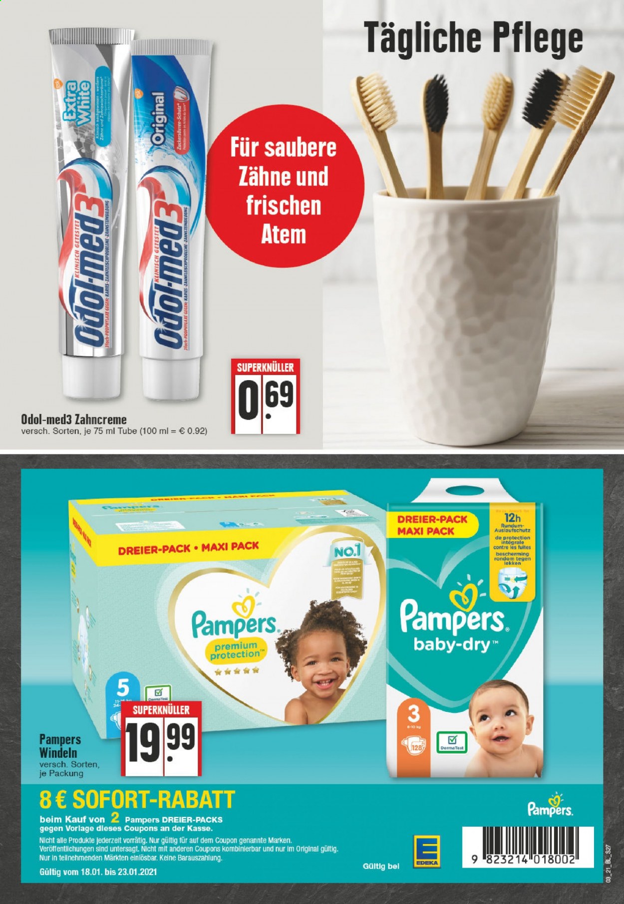 Edeka Prospekte  - 18.01.2021 - 23.01.2021. Seite 27