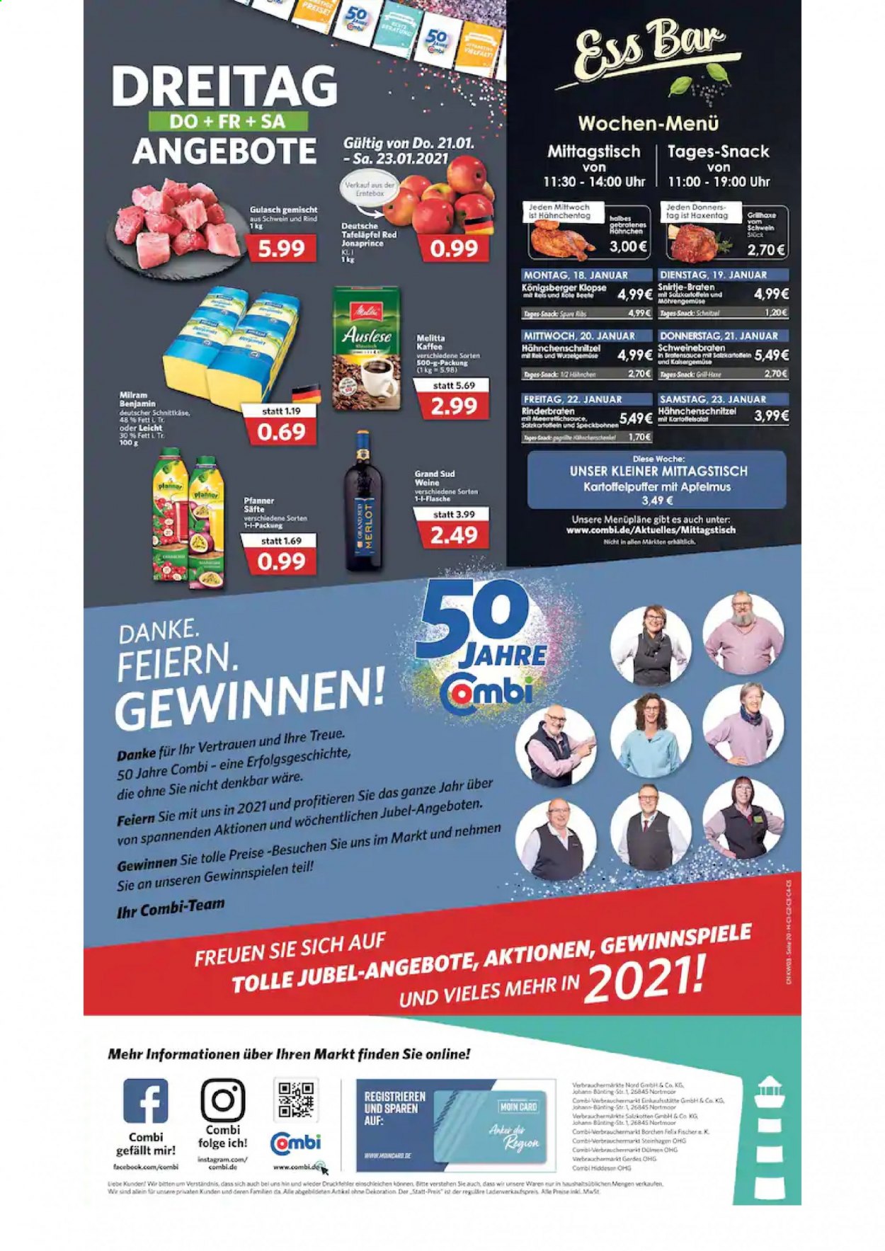 Combi Prospekte  - 18.01.2021 - 23.01.2021. Seite 20