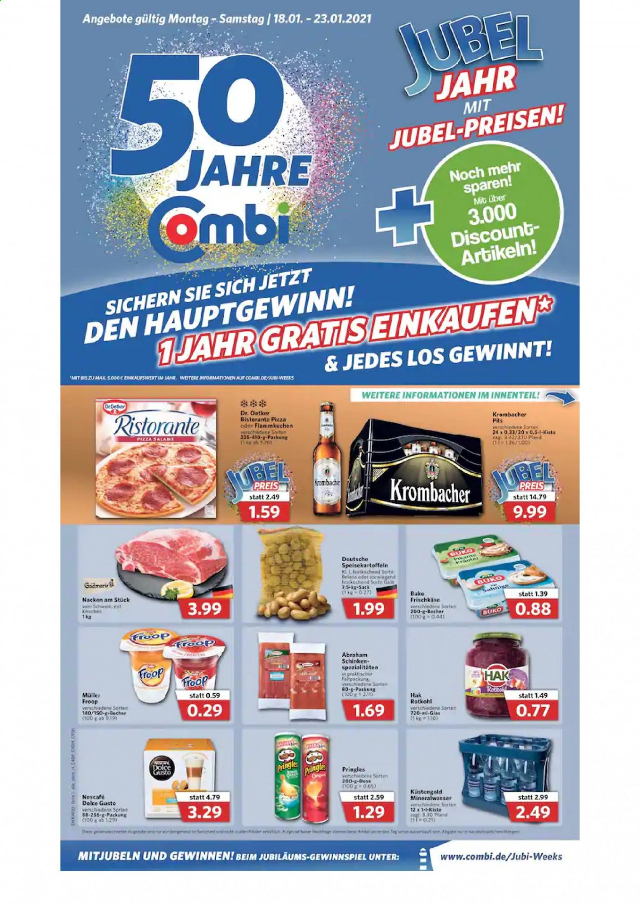 Combi Prospekte  - 18.01.2021 - 23.01.2021. Seite 1
