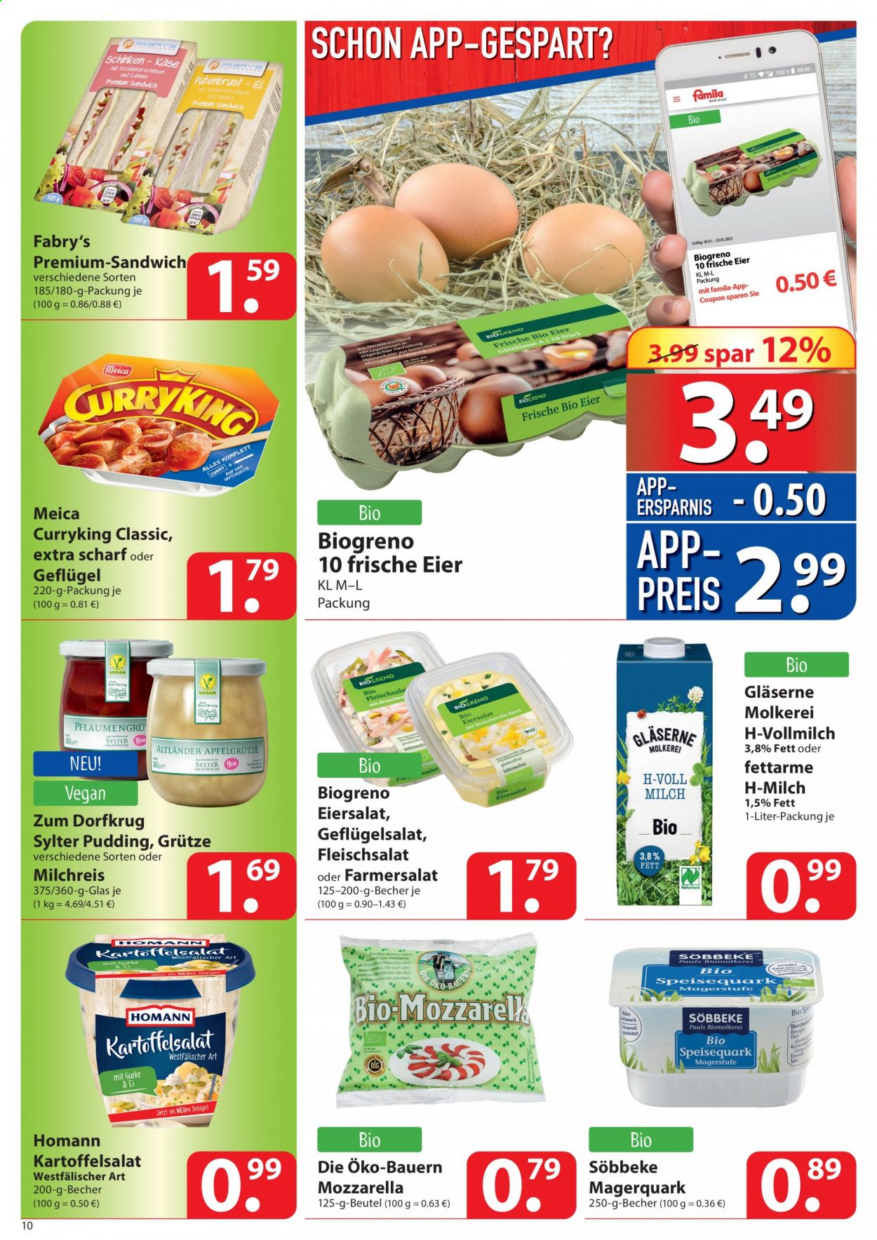 famila Prospekte  - 18.01.2021 - 23.01.2021. Seite 10